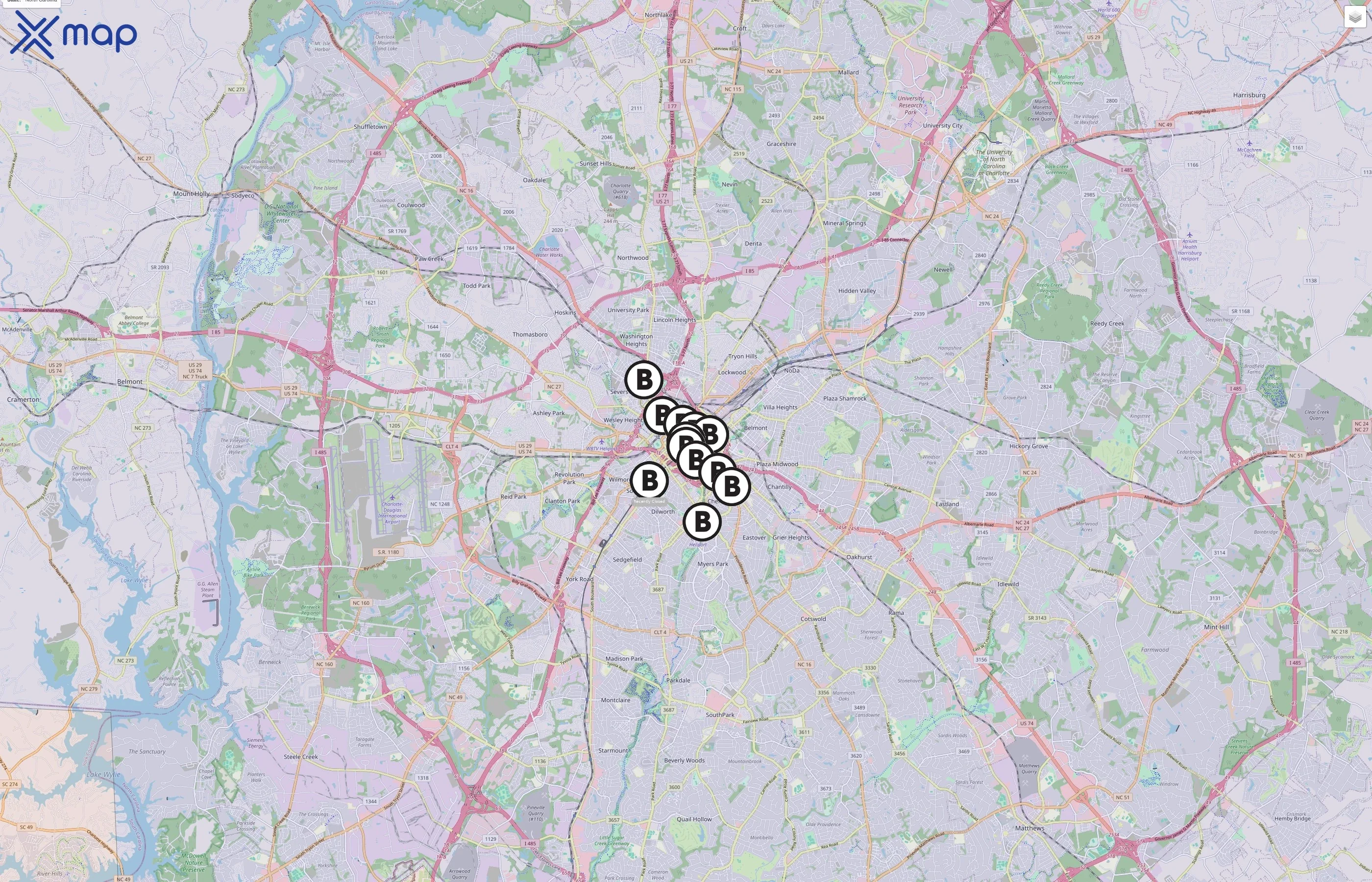 Charlotte BCycle traffic data