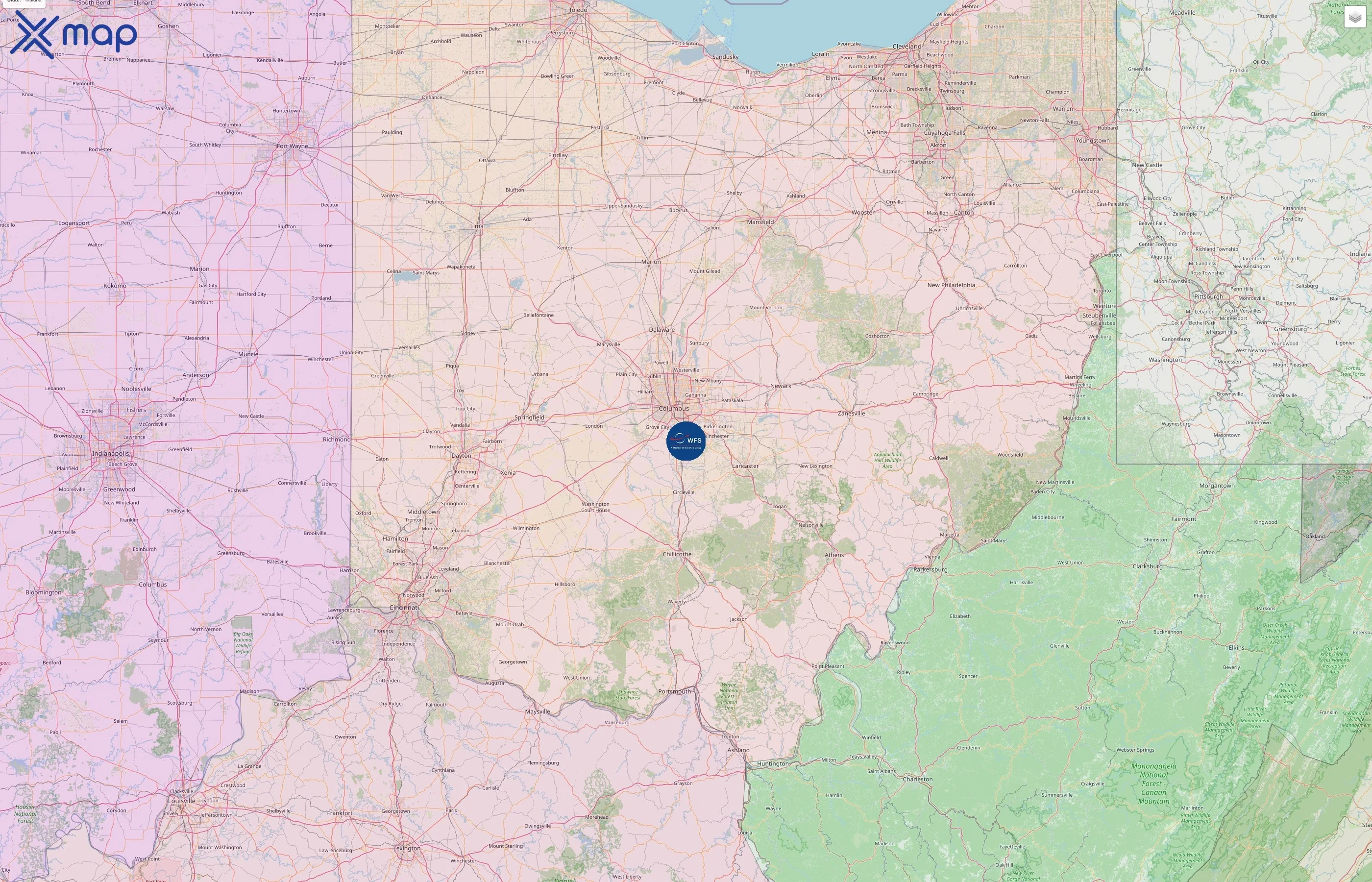 Worldwide Flight Services street hotspots