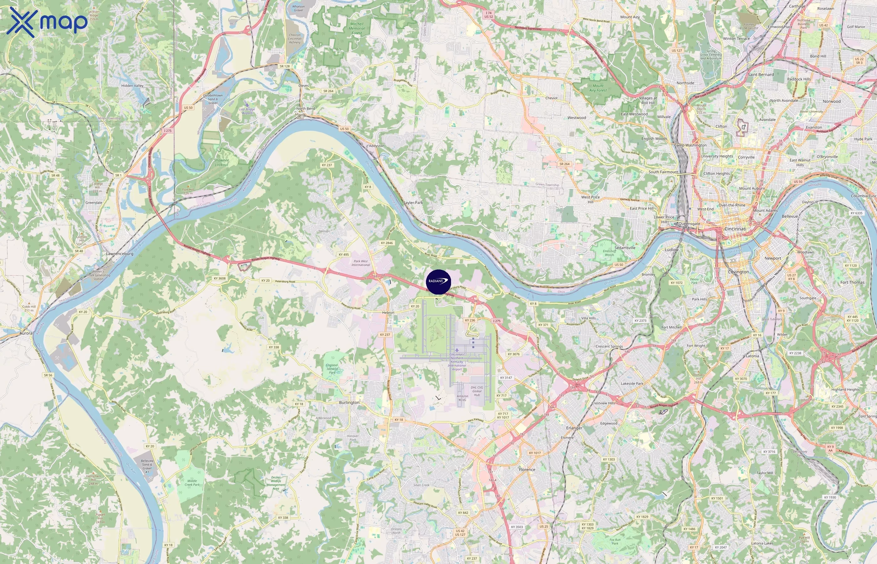 Service By Air area coverage