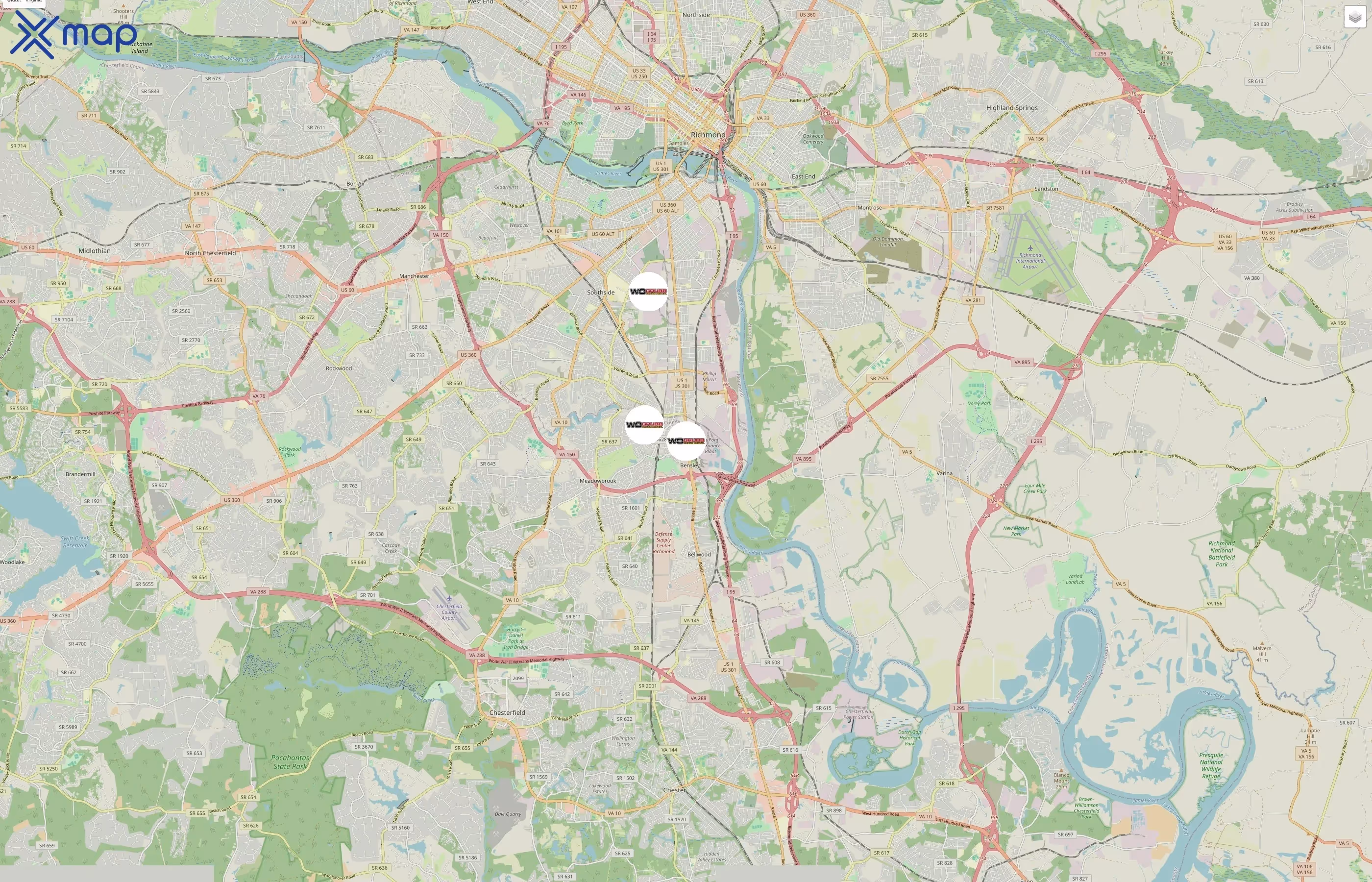 W.O. Grubb traffic data