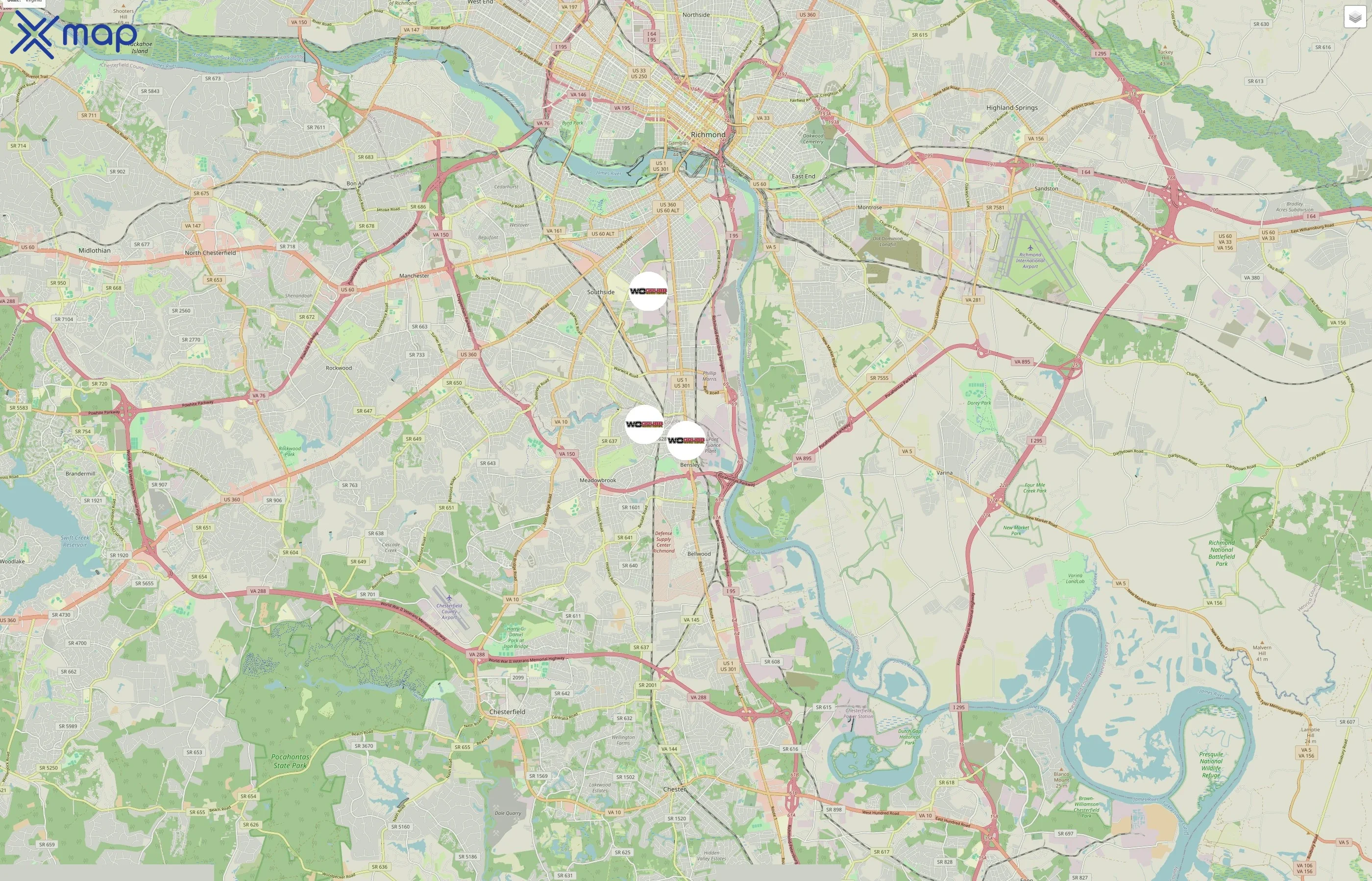 W.O. Grubb traffic data