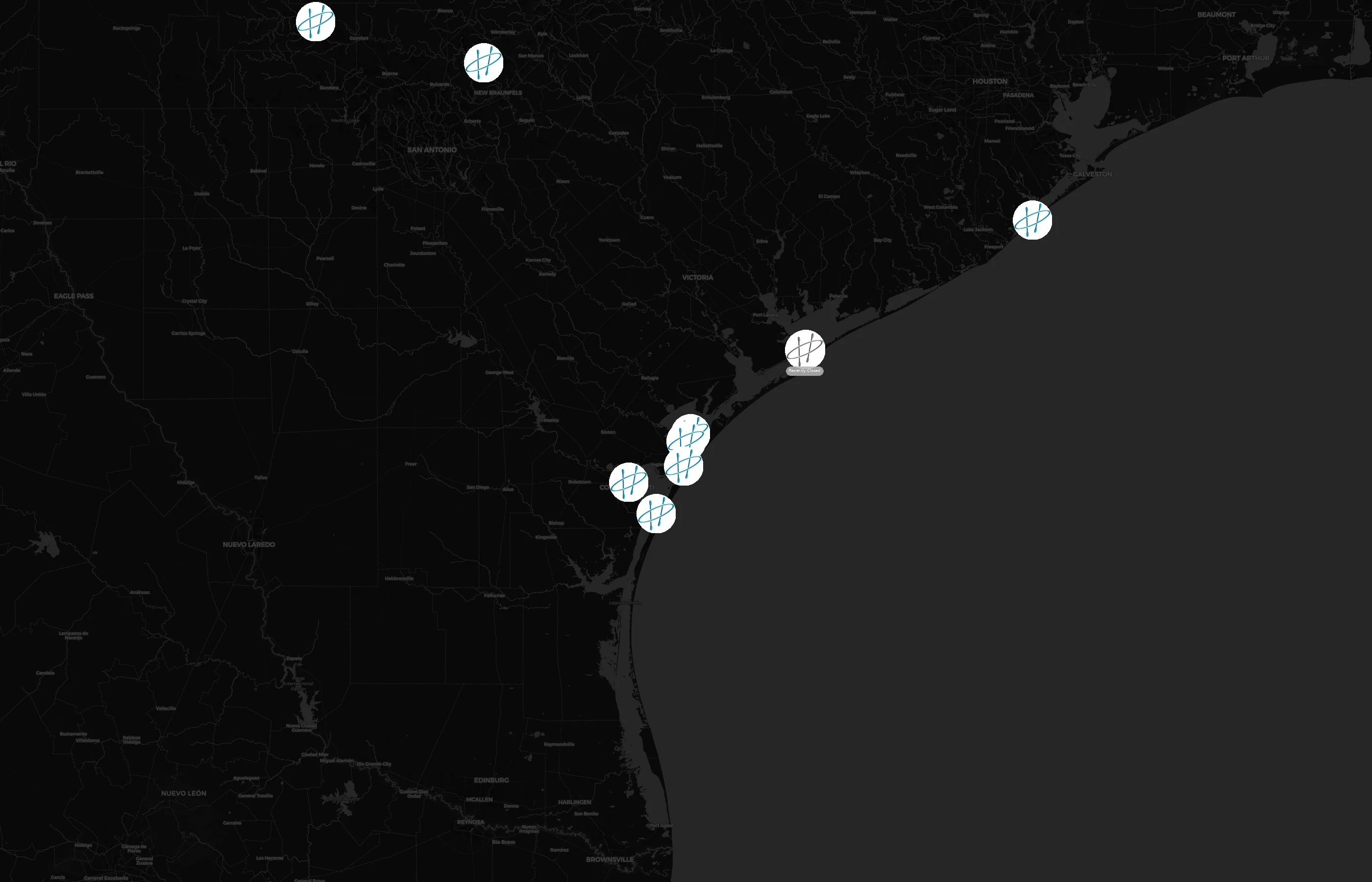 GlowRow city distribution