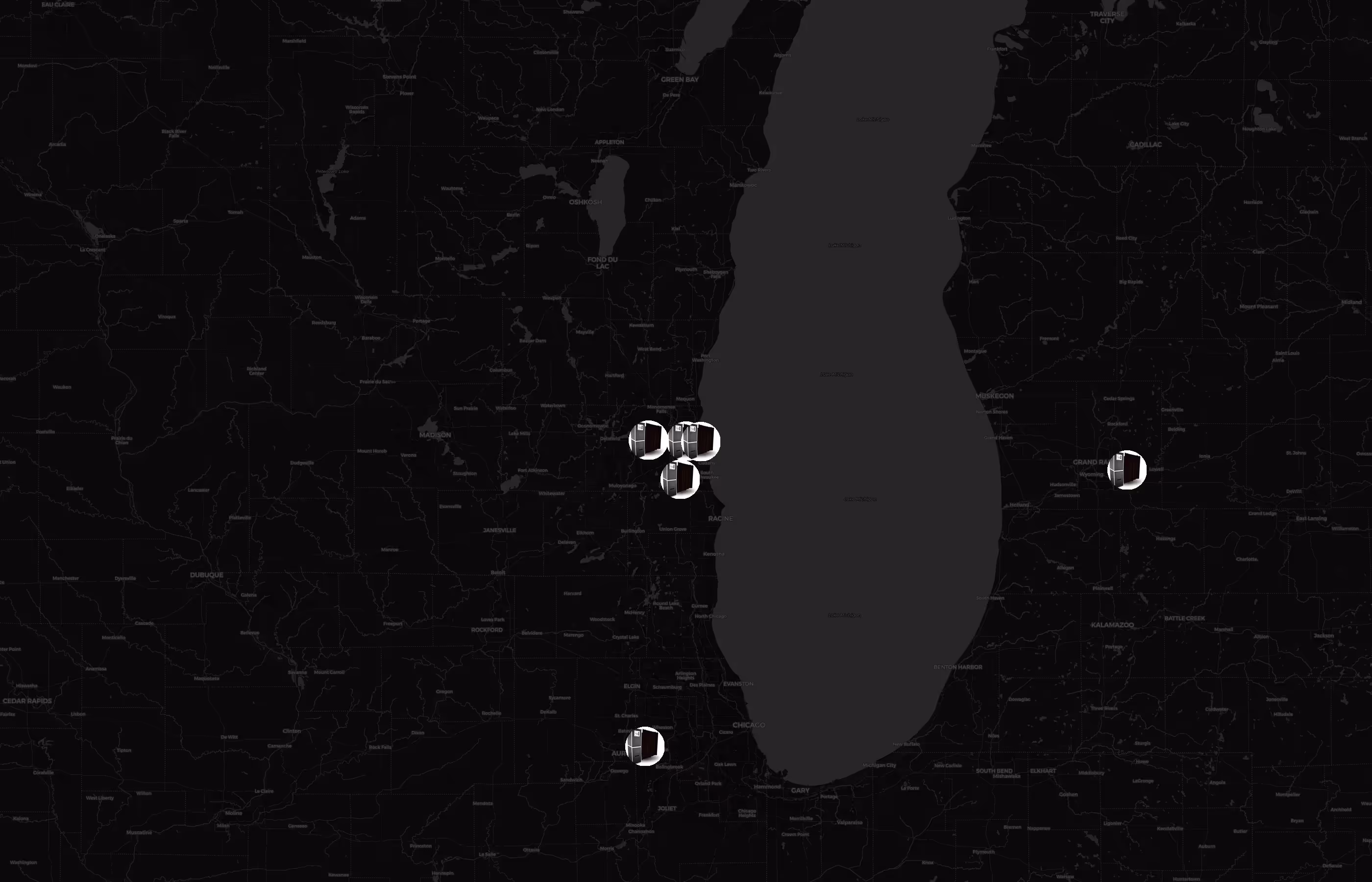ShutterBooth city distribution