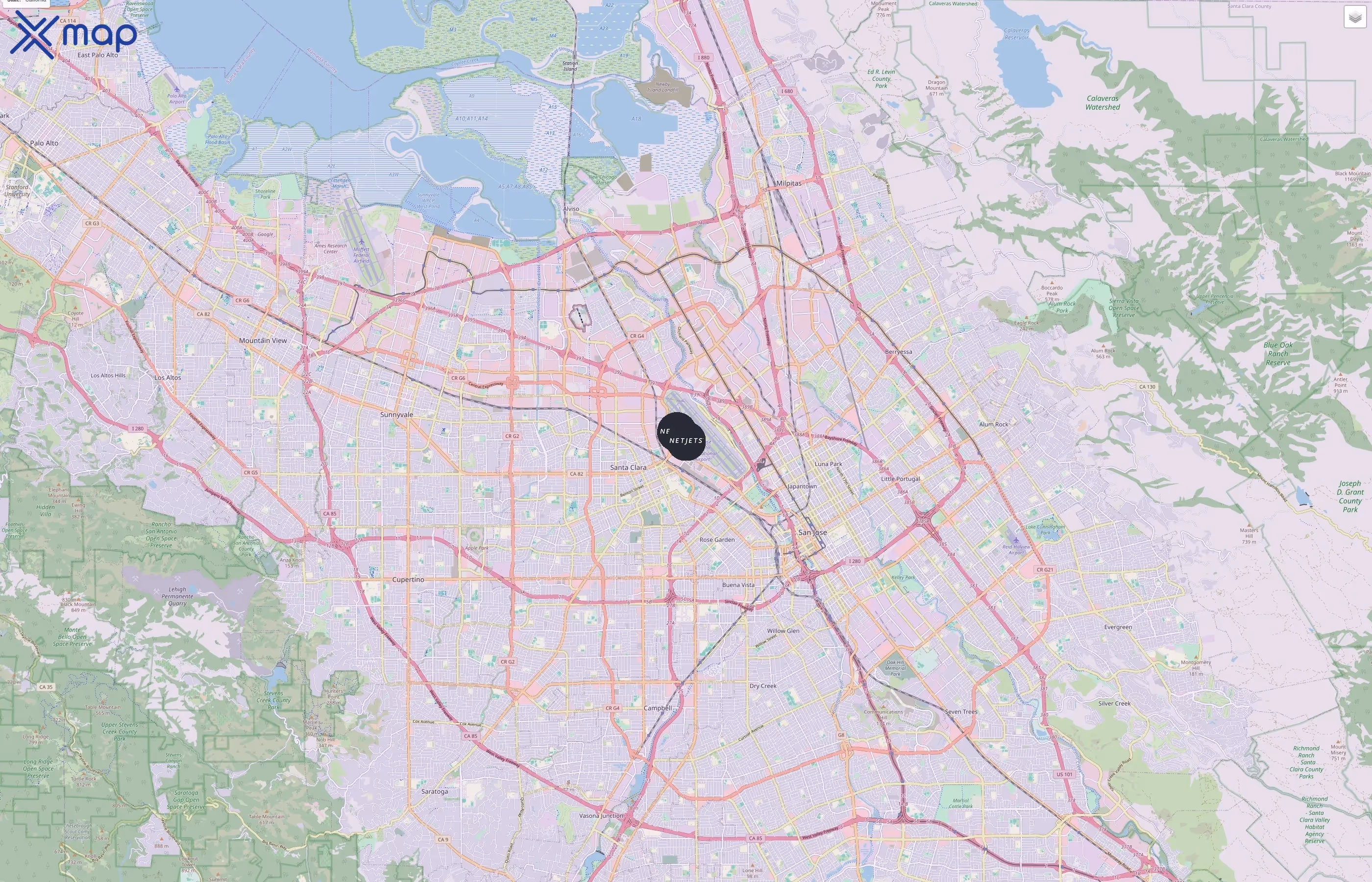 NetJets traffic data