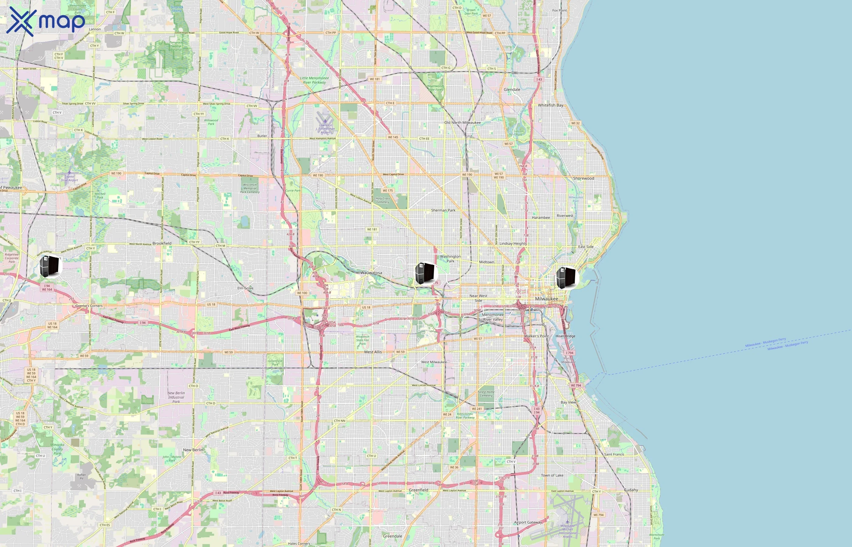 ShutterBooth area coverage