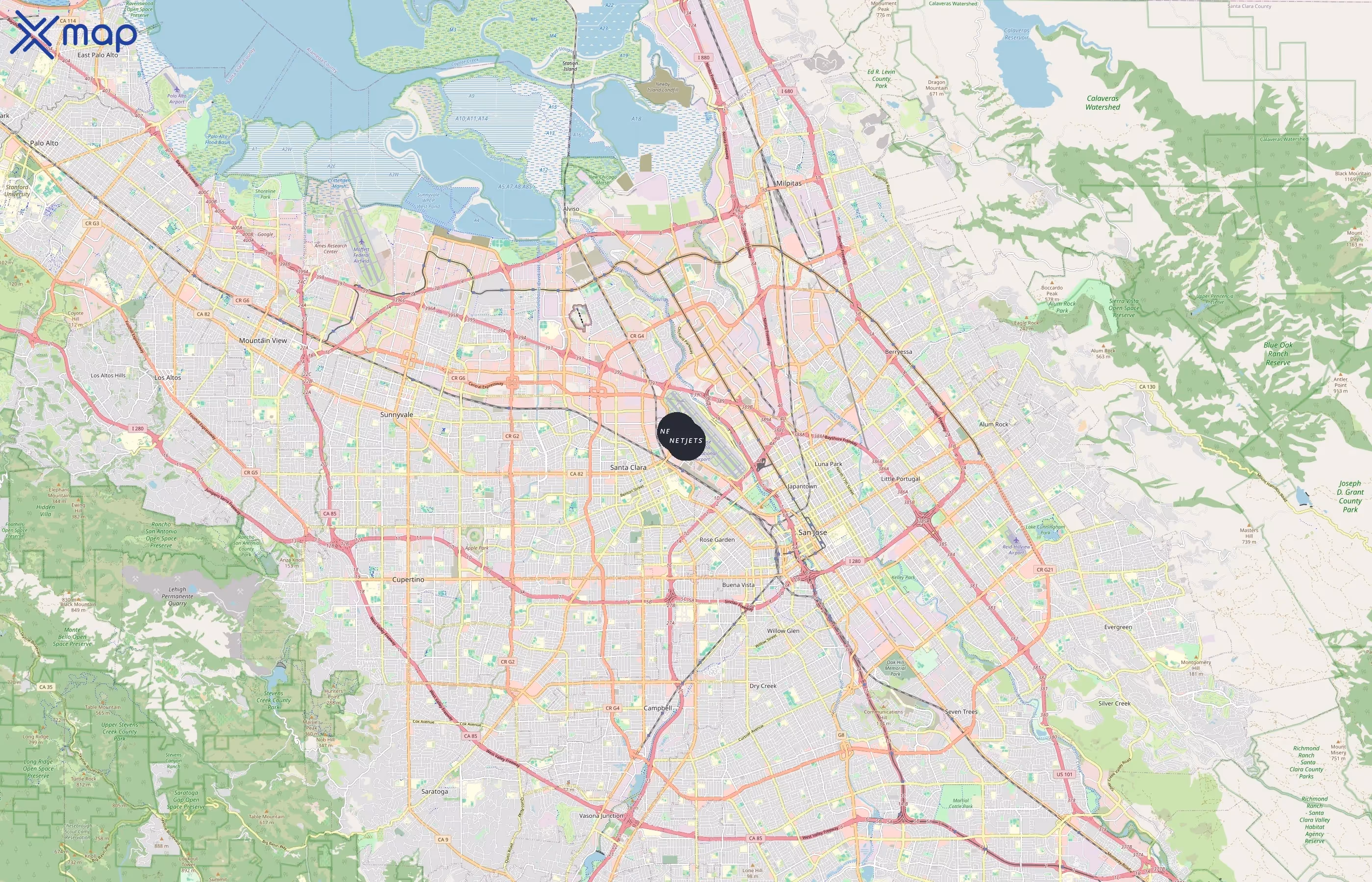 NetJets area coverage