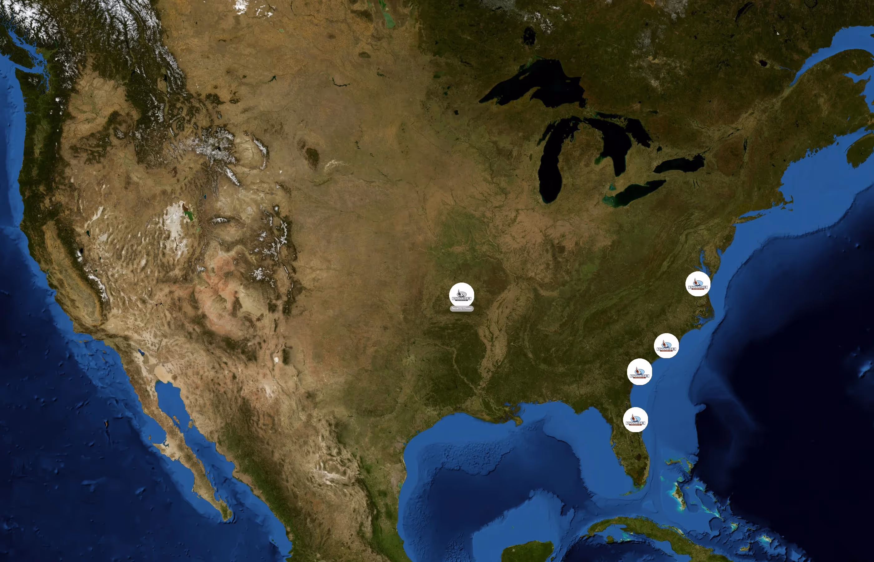 Spinnaker Resorts state distribution