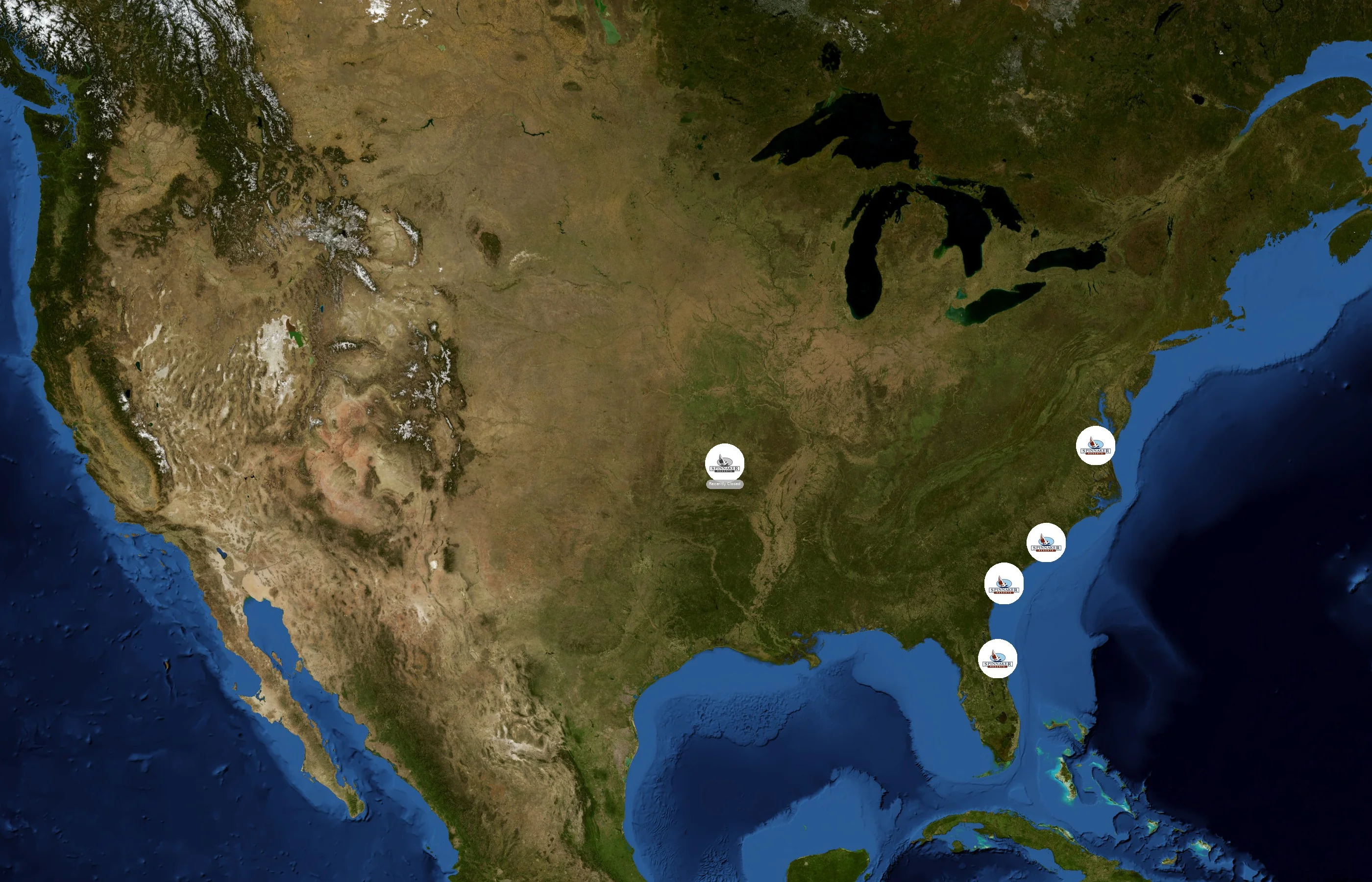 Spinnaker Resorts state distribution