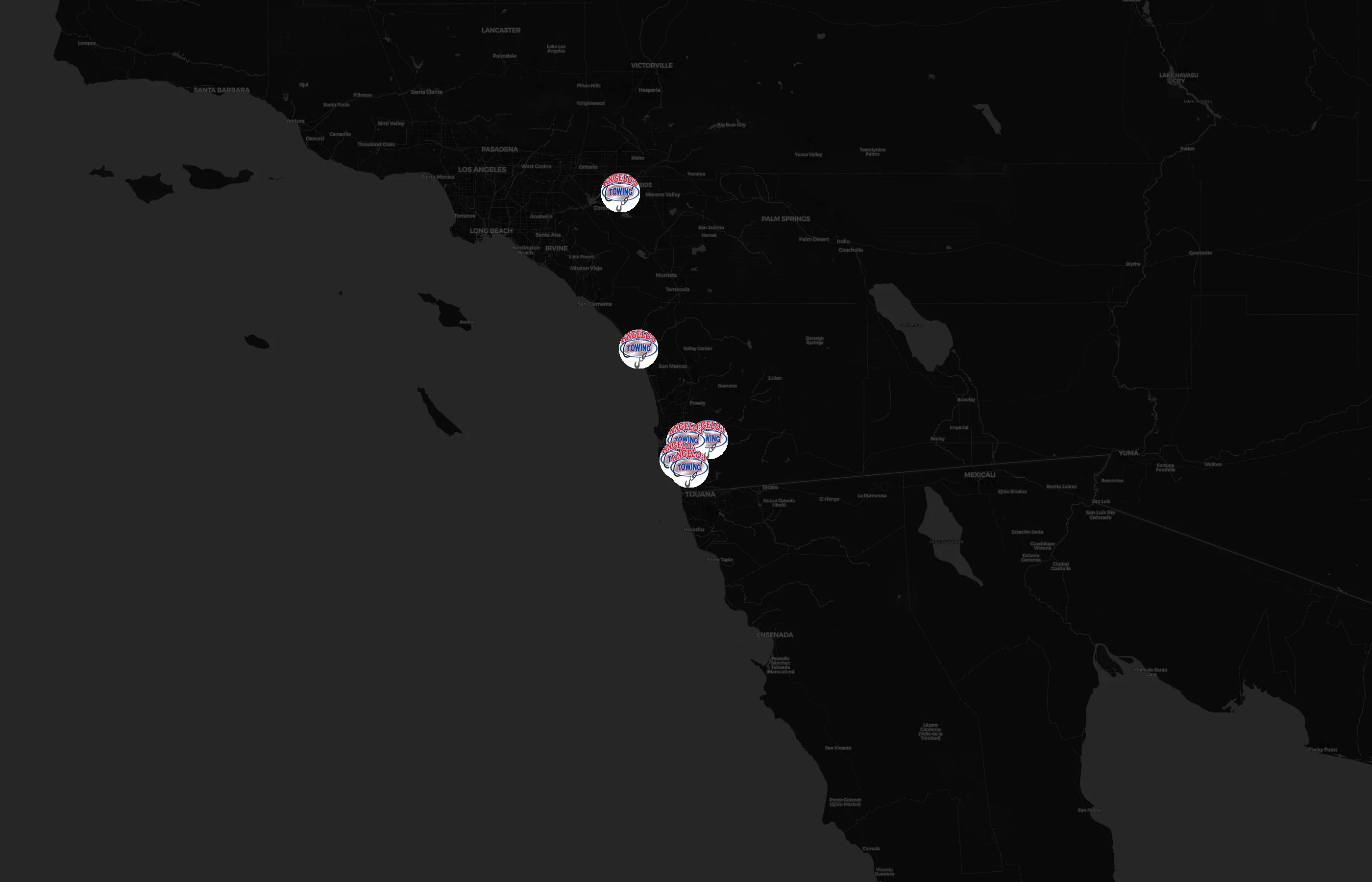 Angelo's Towing city distribution