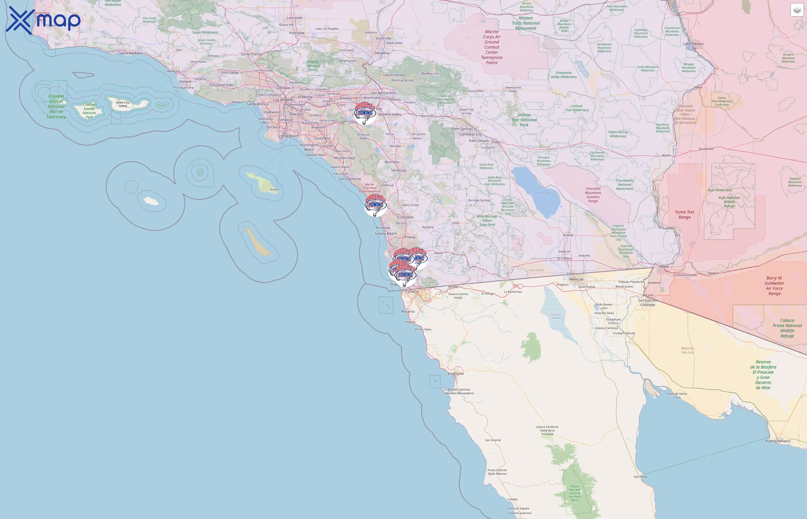Angelo's Towing street hotspots