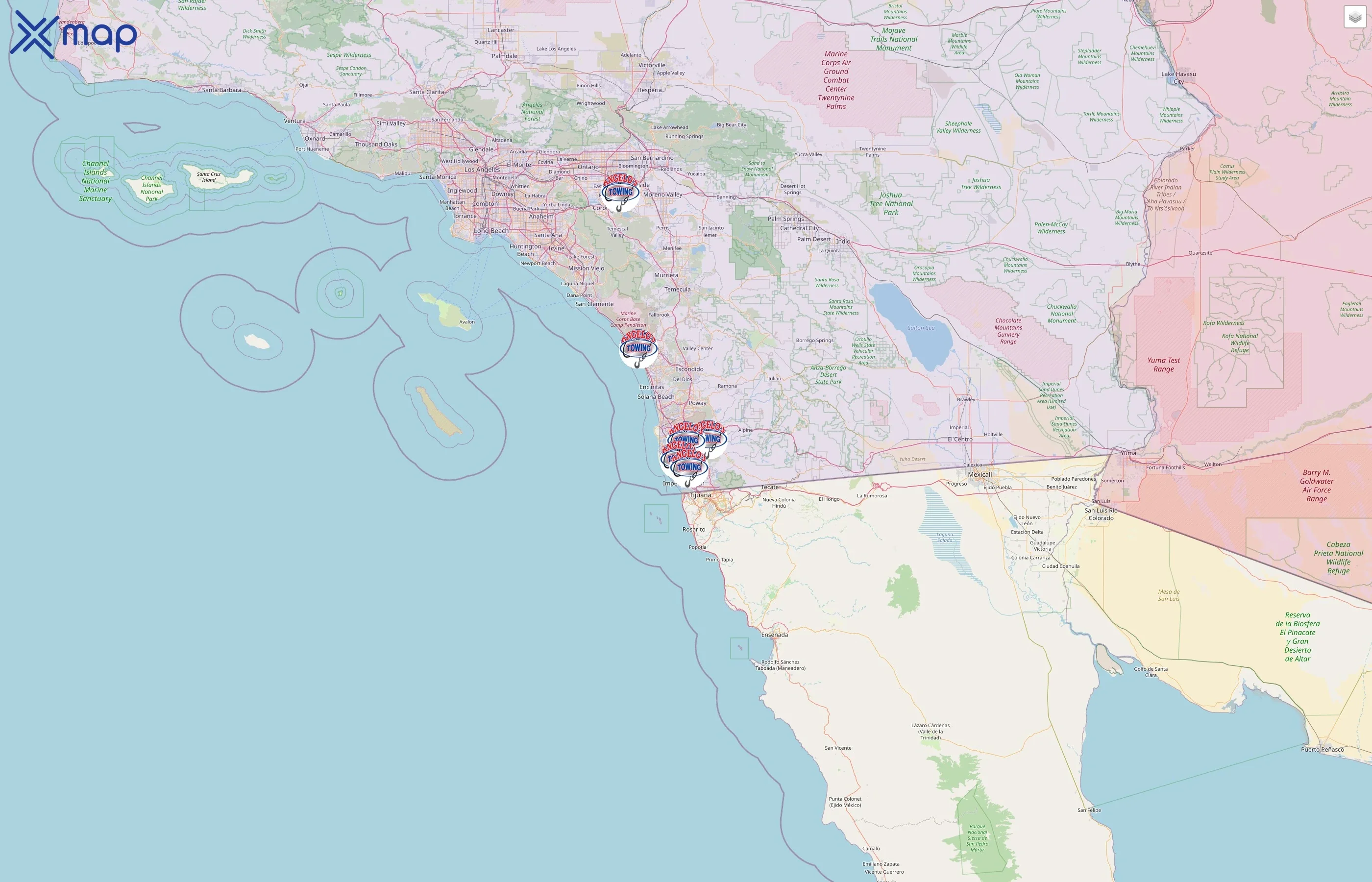 Angelo's Towing street hotspots