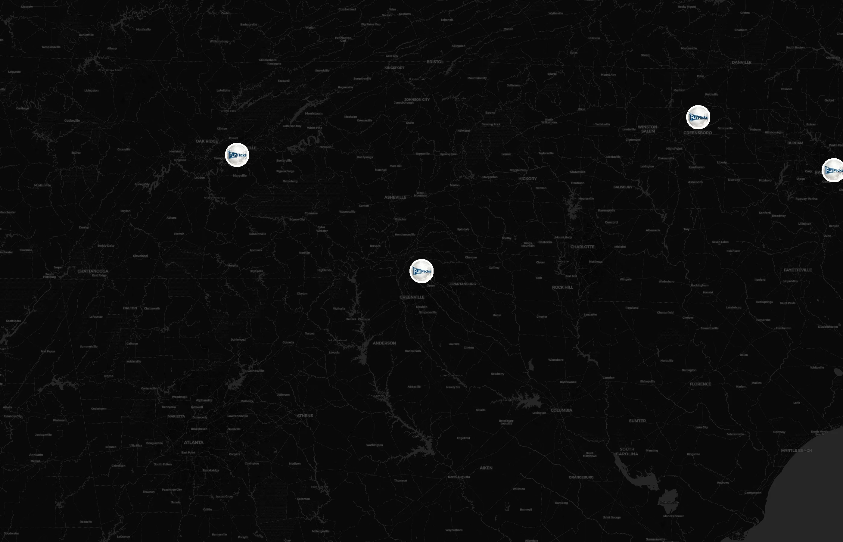 FunFlicks city distribution