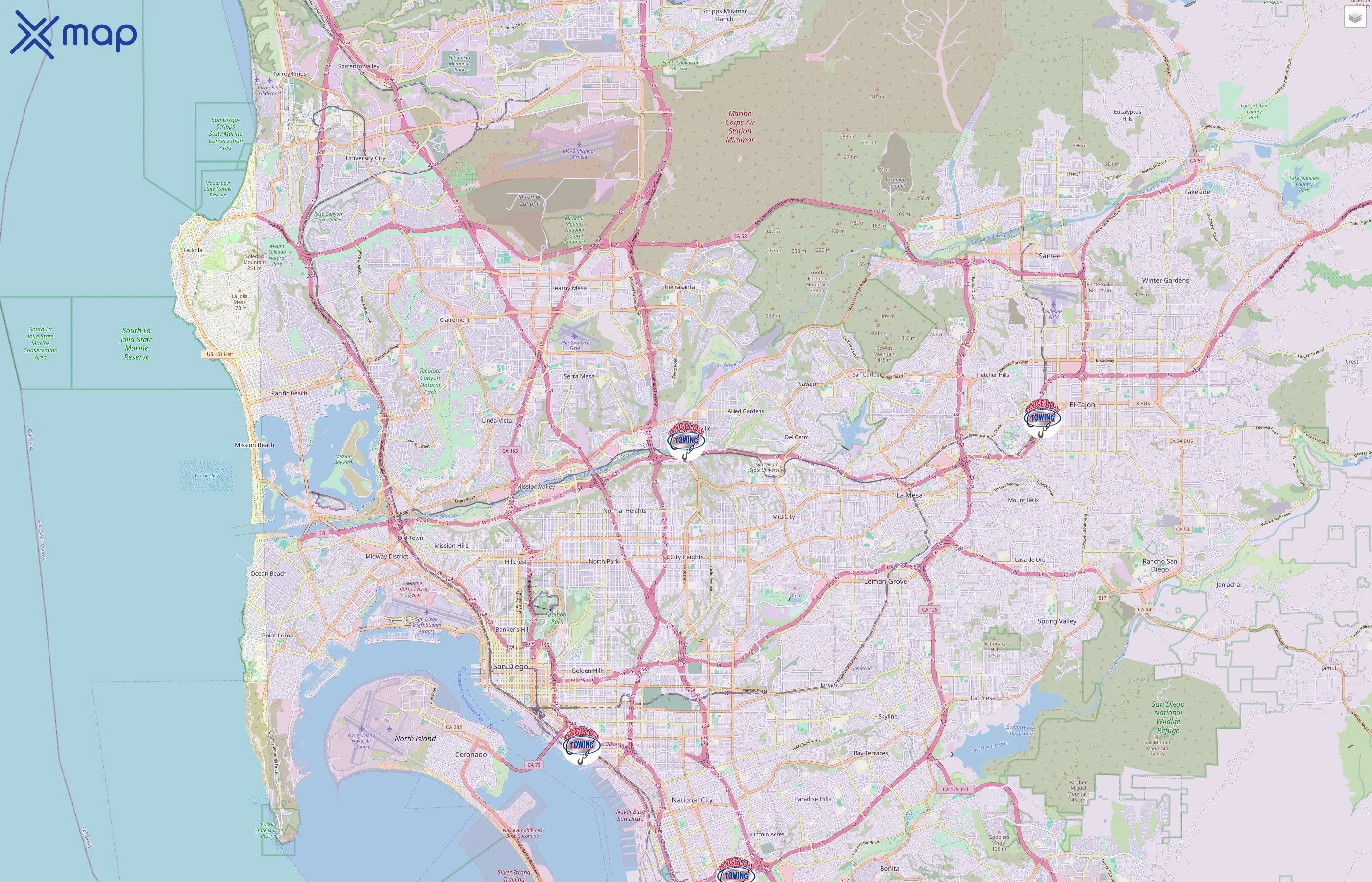 Angelo's Towing traffic data
