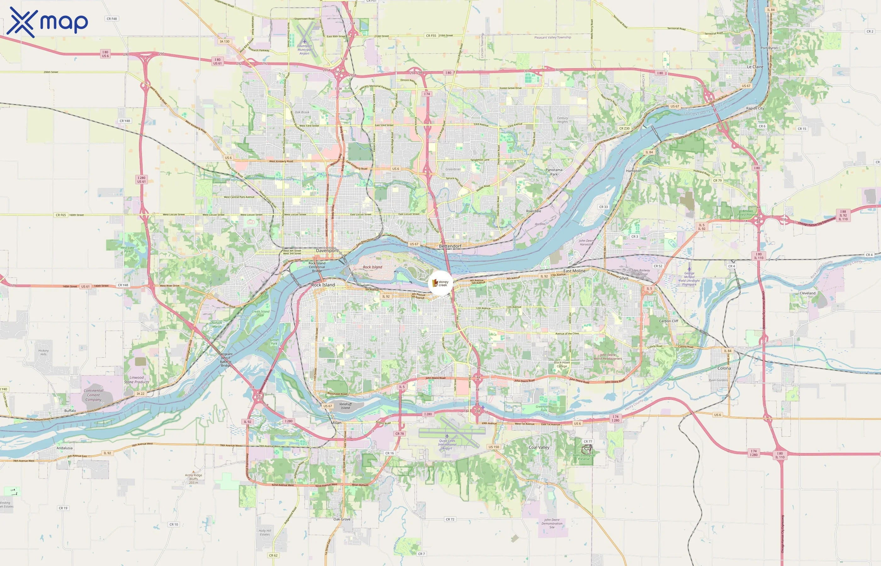 Stoney Creek Hotels area coverage