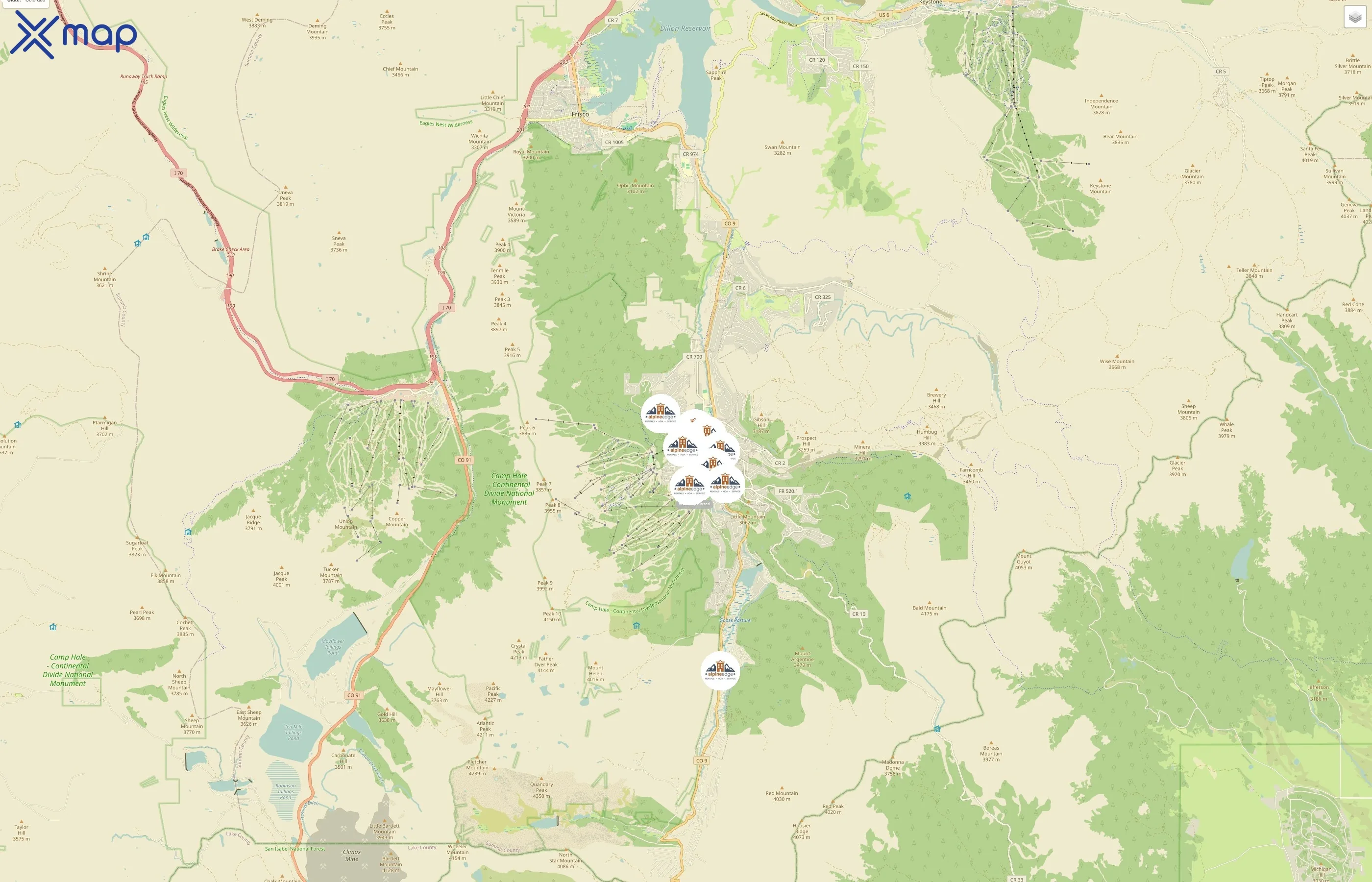 Alpine Edge traffic data