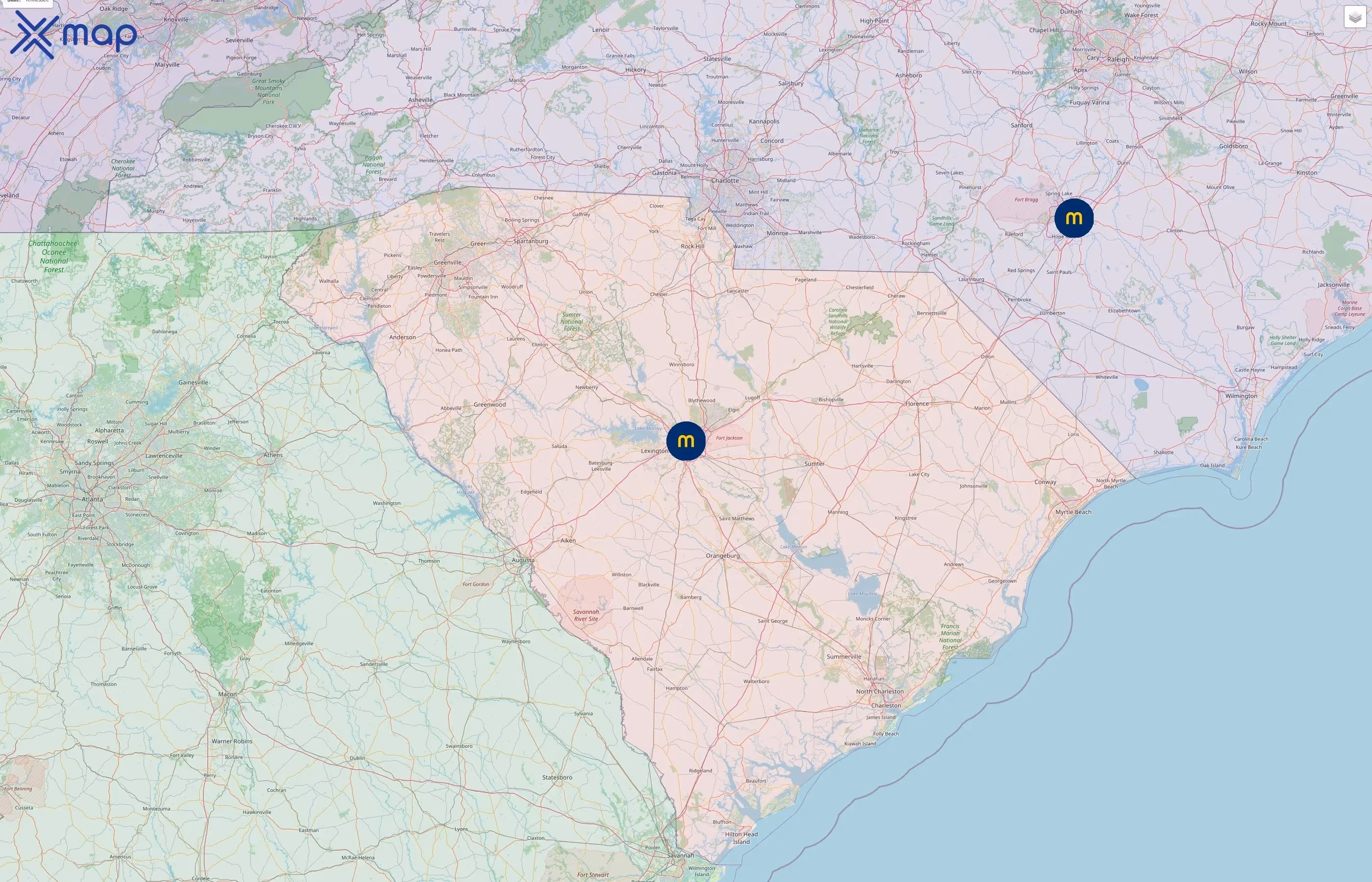 Megabus street hotspots