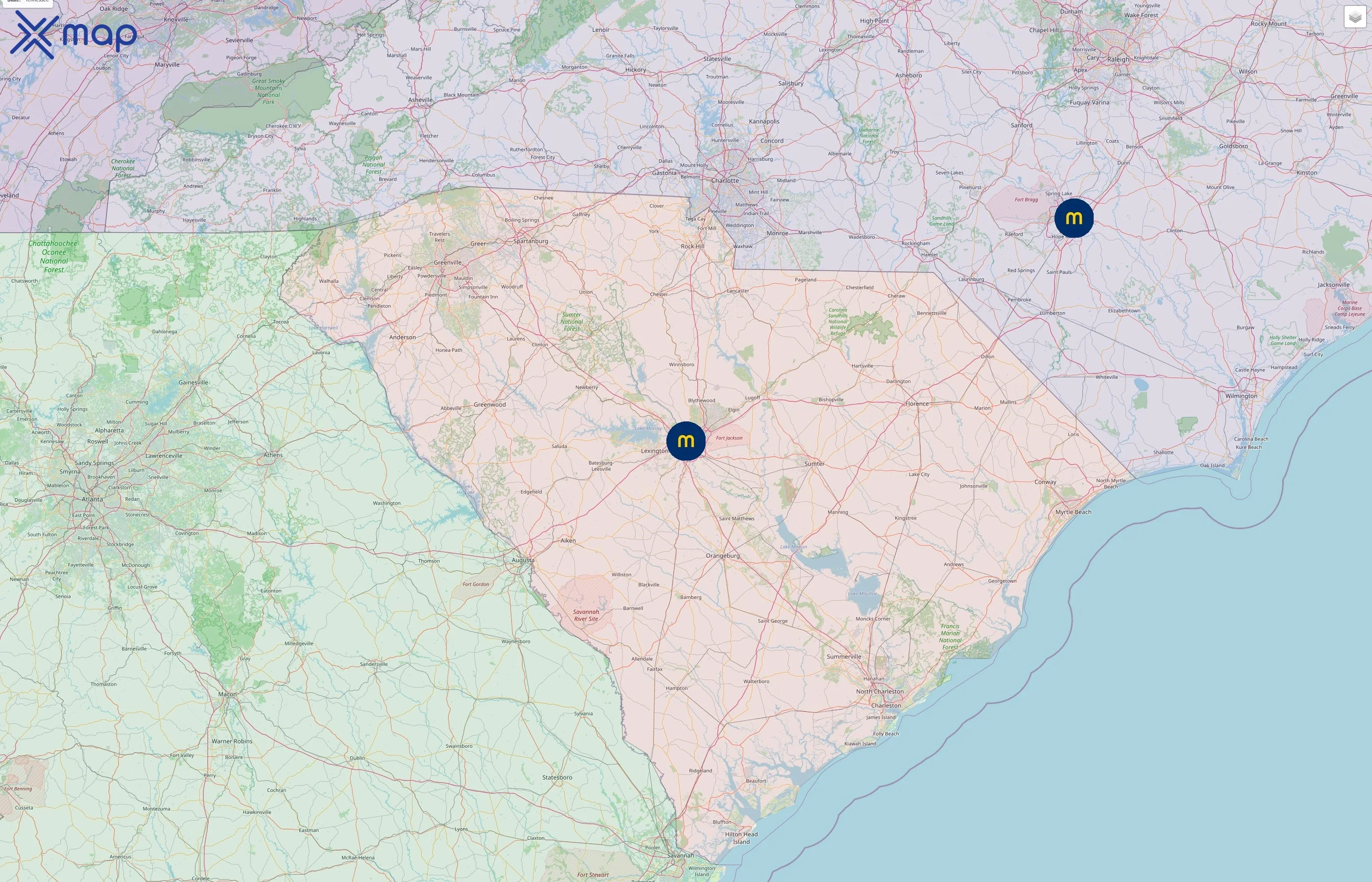 Megabus street hotspots
