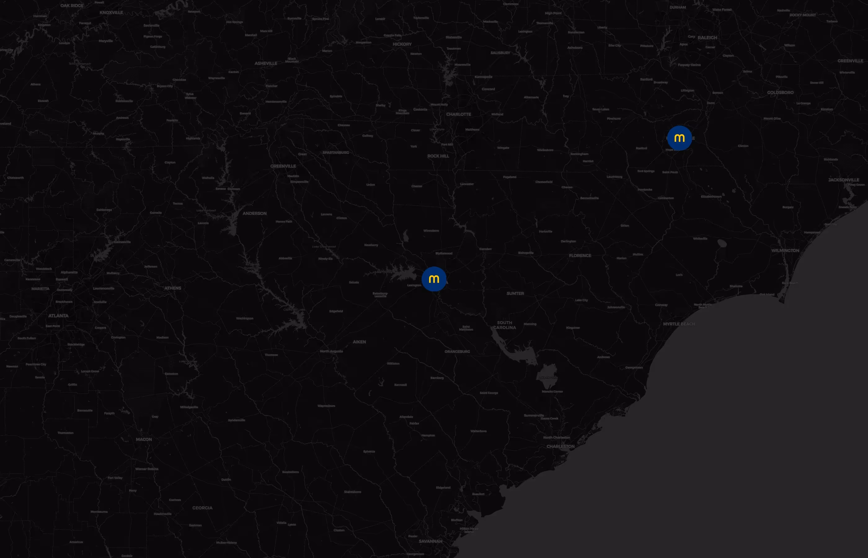 Megabus city distribution