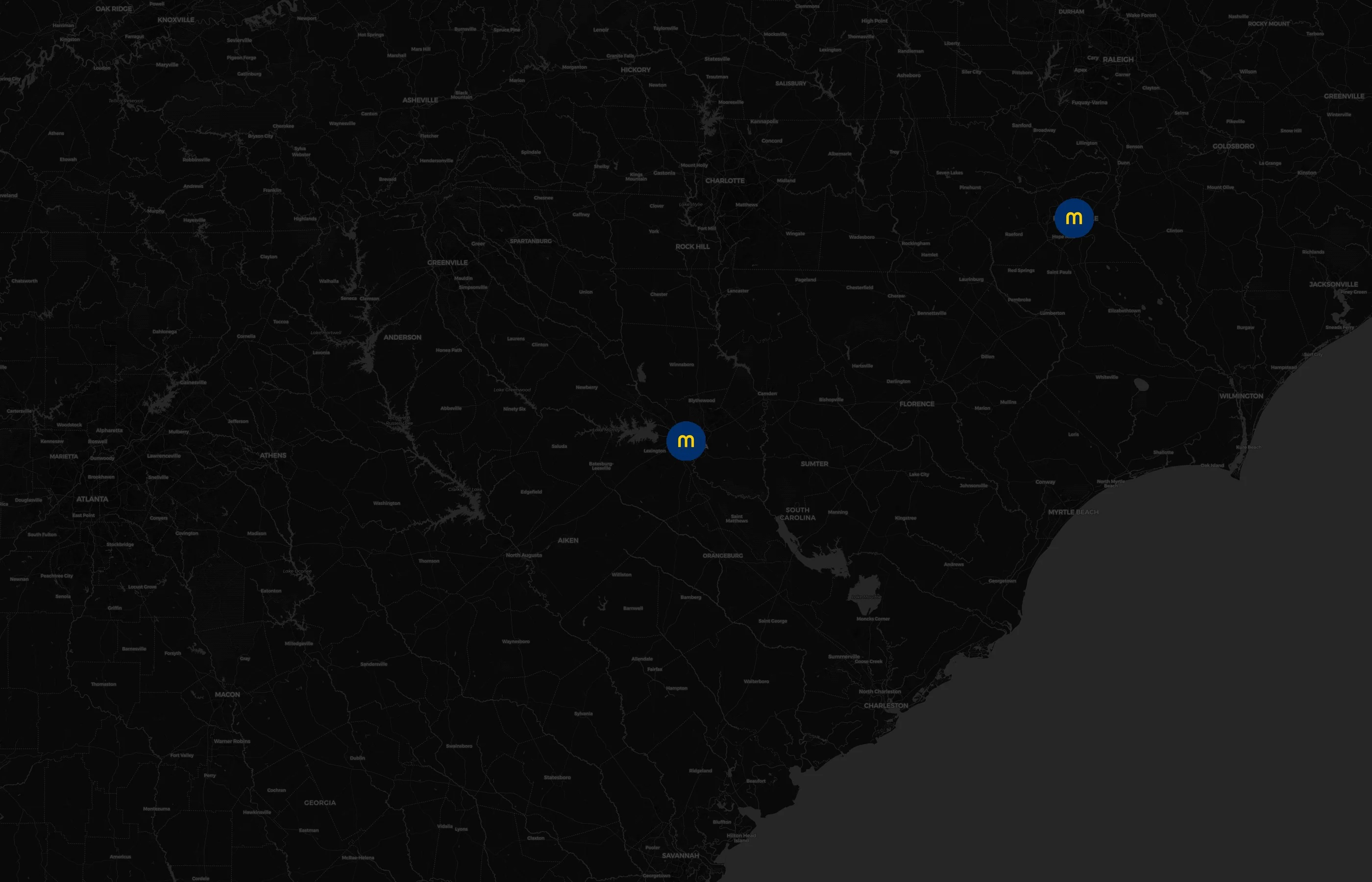 Megabus city distribution