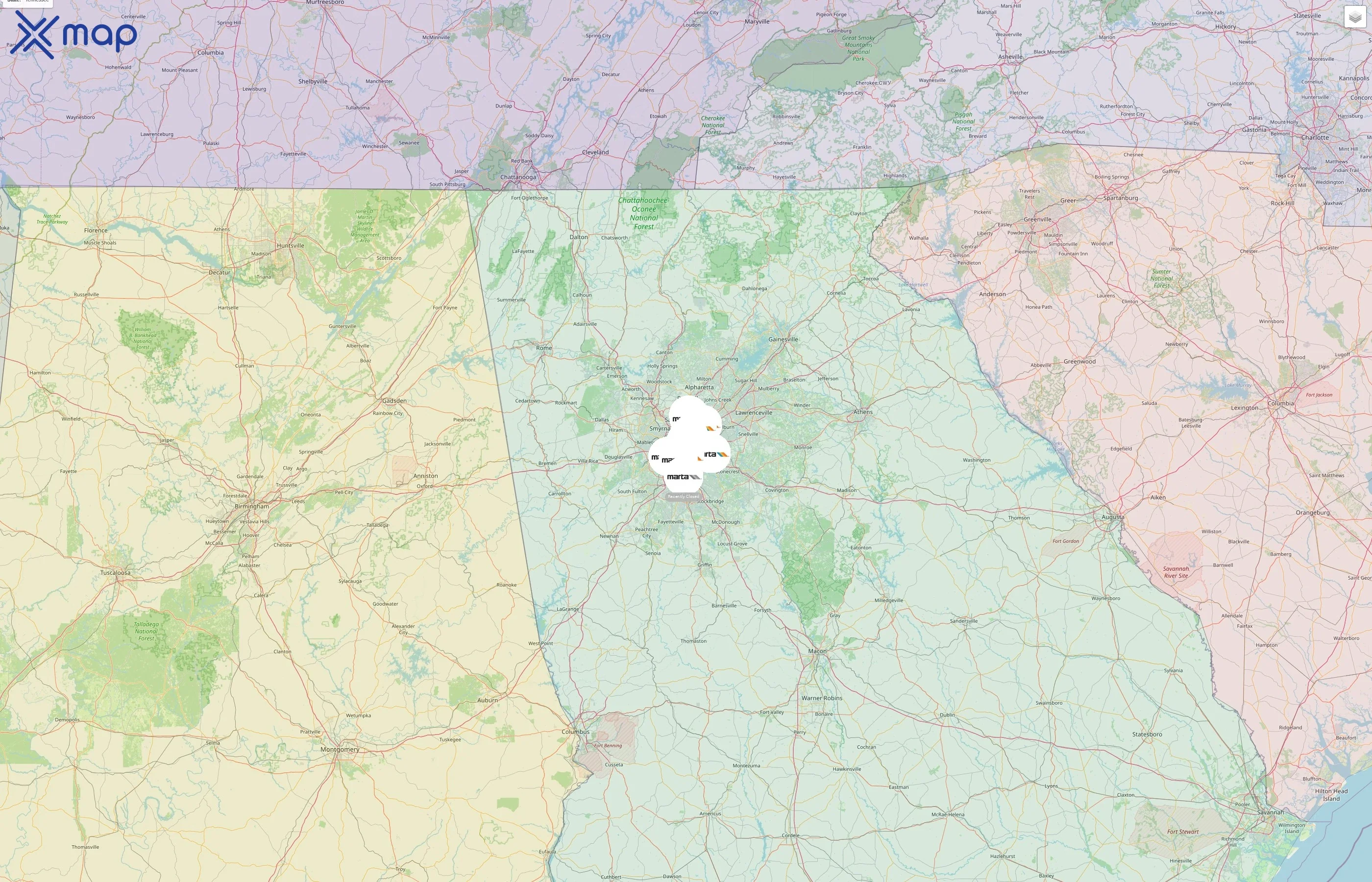 MARTA street hotspots