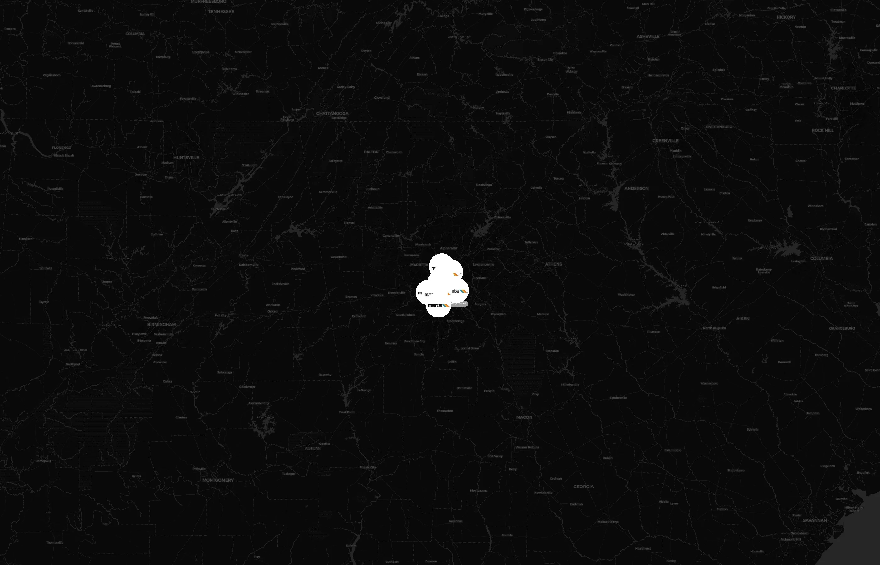 MARTA city distribution