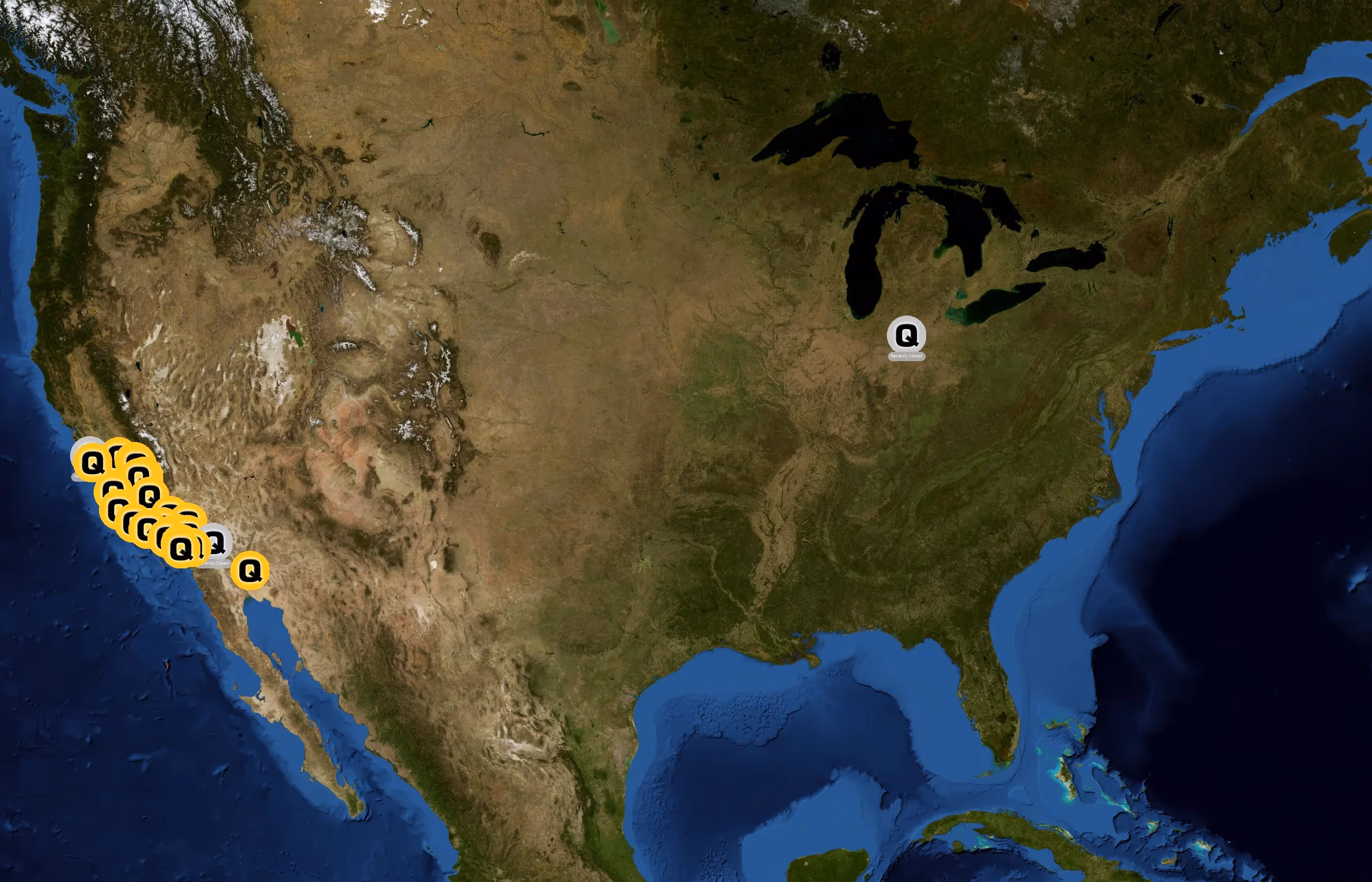 Quinn Company state distribution