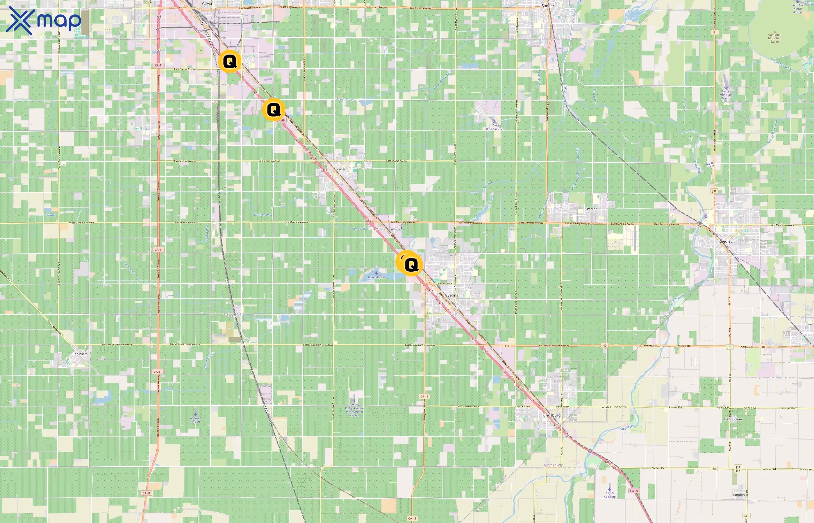 Quinn Company area coverage