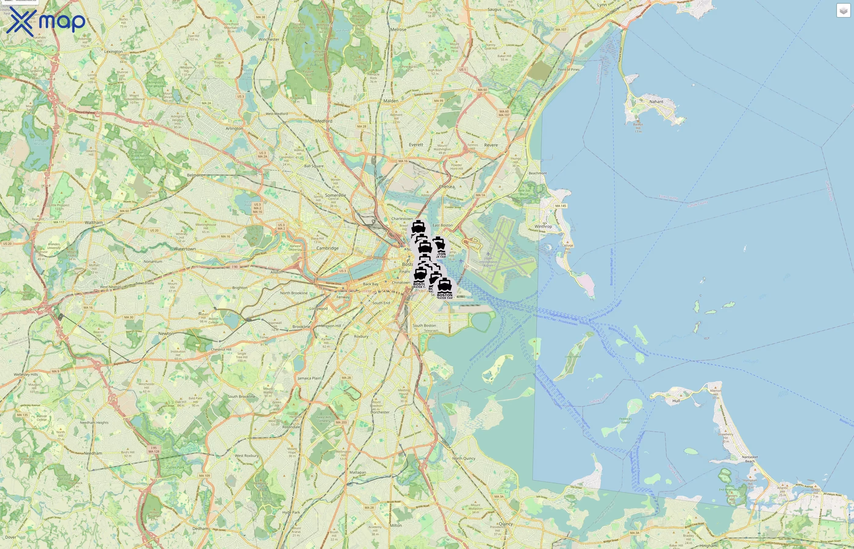 Boston Water Taxi traffic data