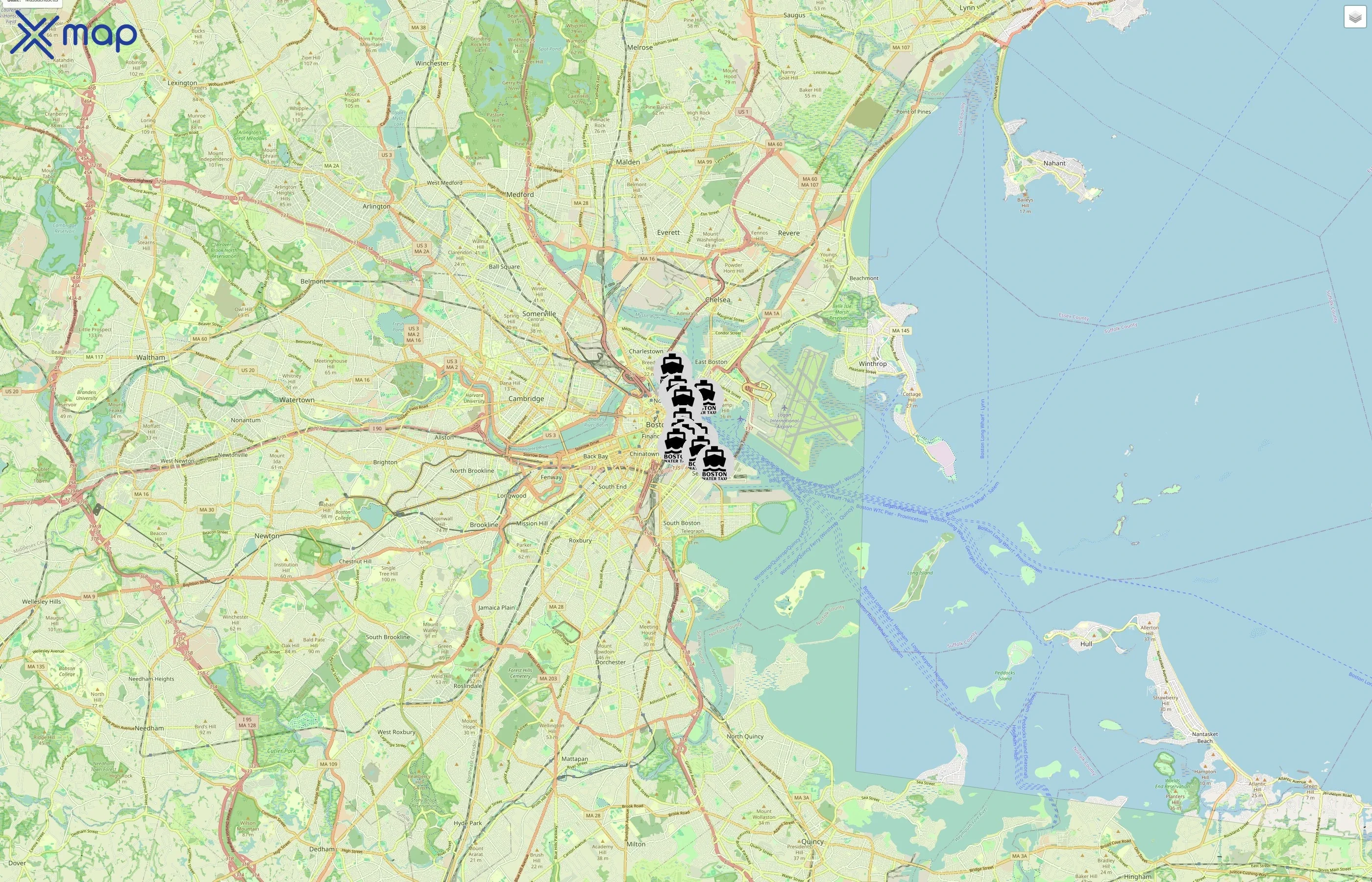 Boston Water Taxi traffic data