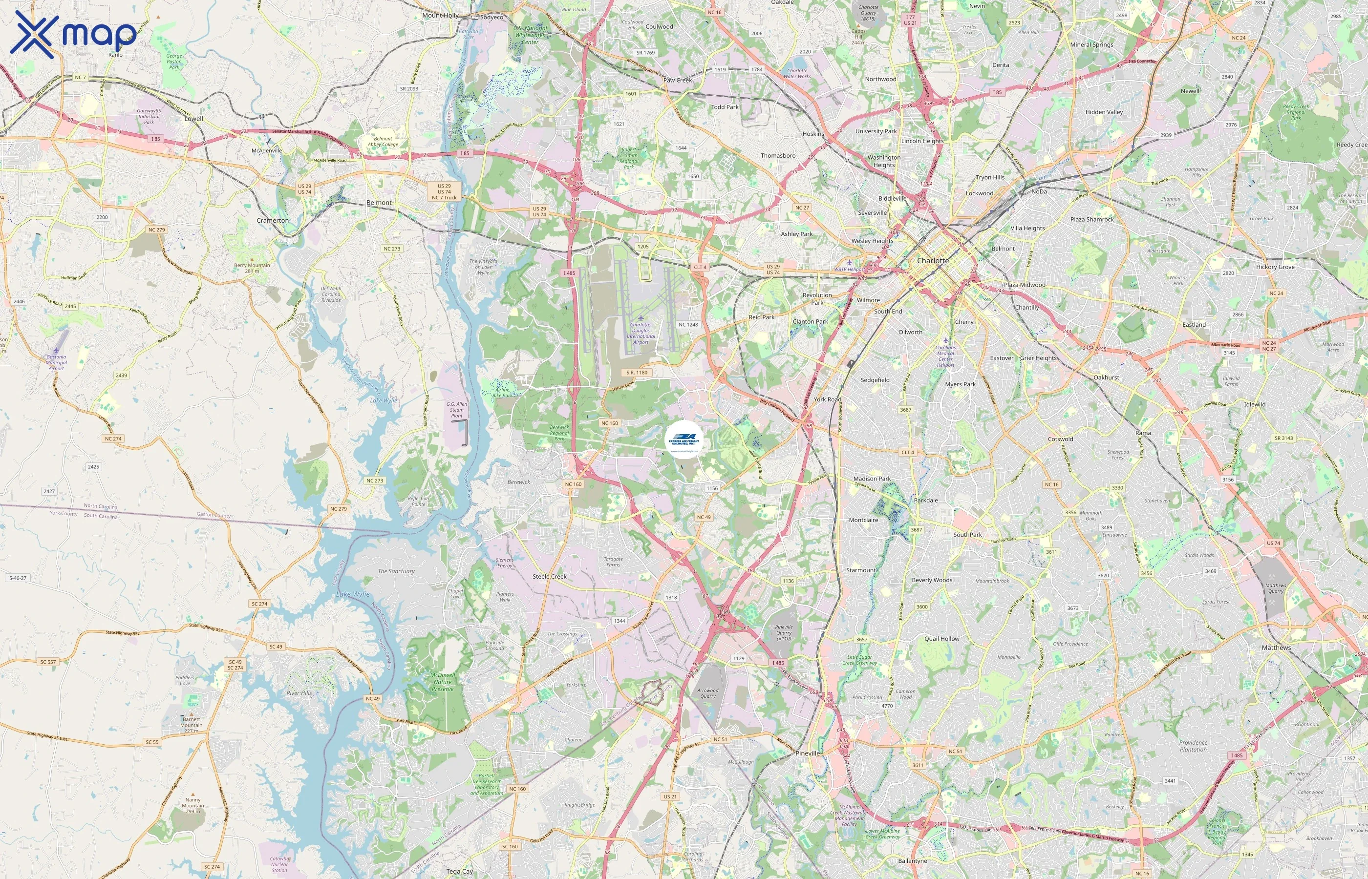 Express Air Freight area coverage