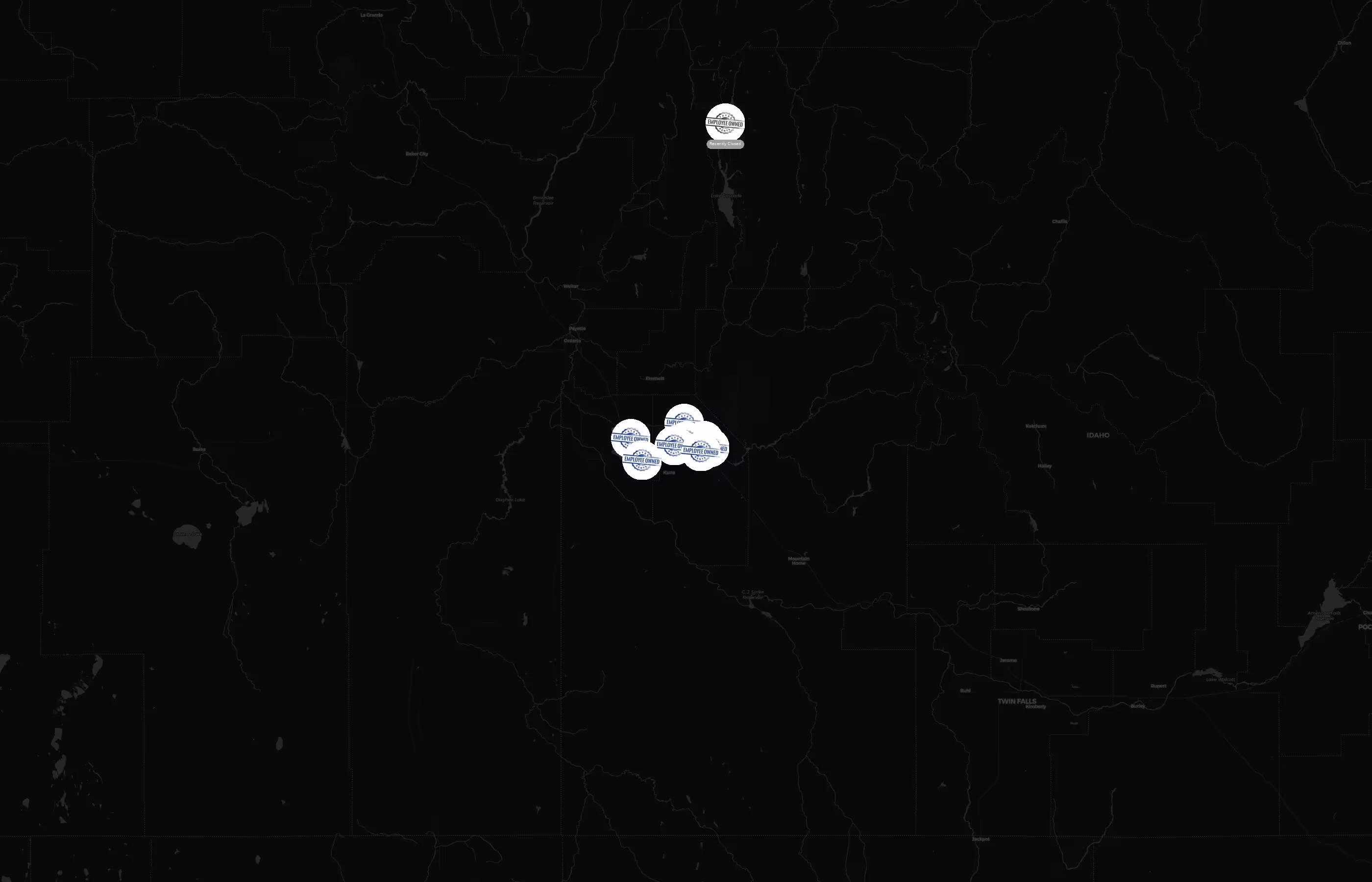 Tates Rents city distribution
