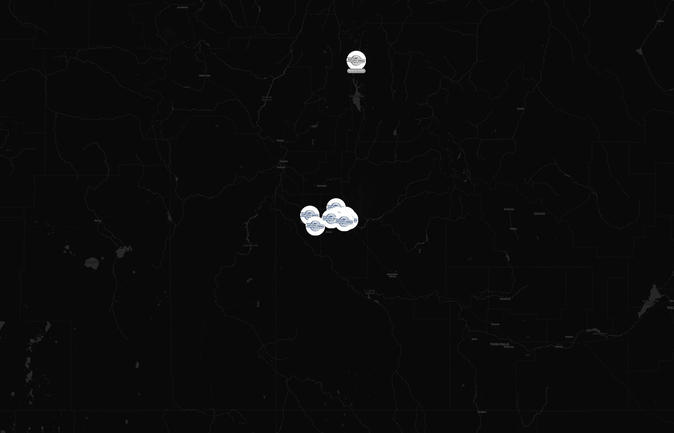 Tates Rents city distribution