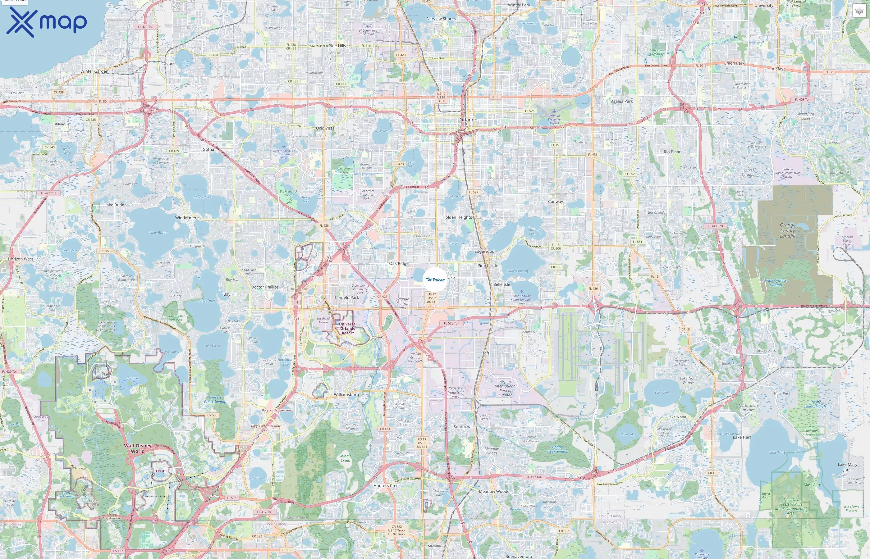 Falcon Charter Bus traffic data