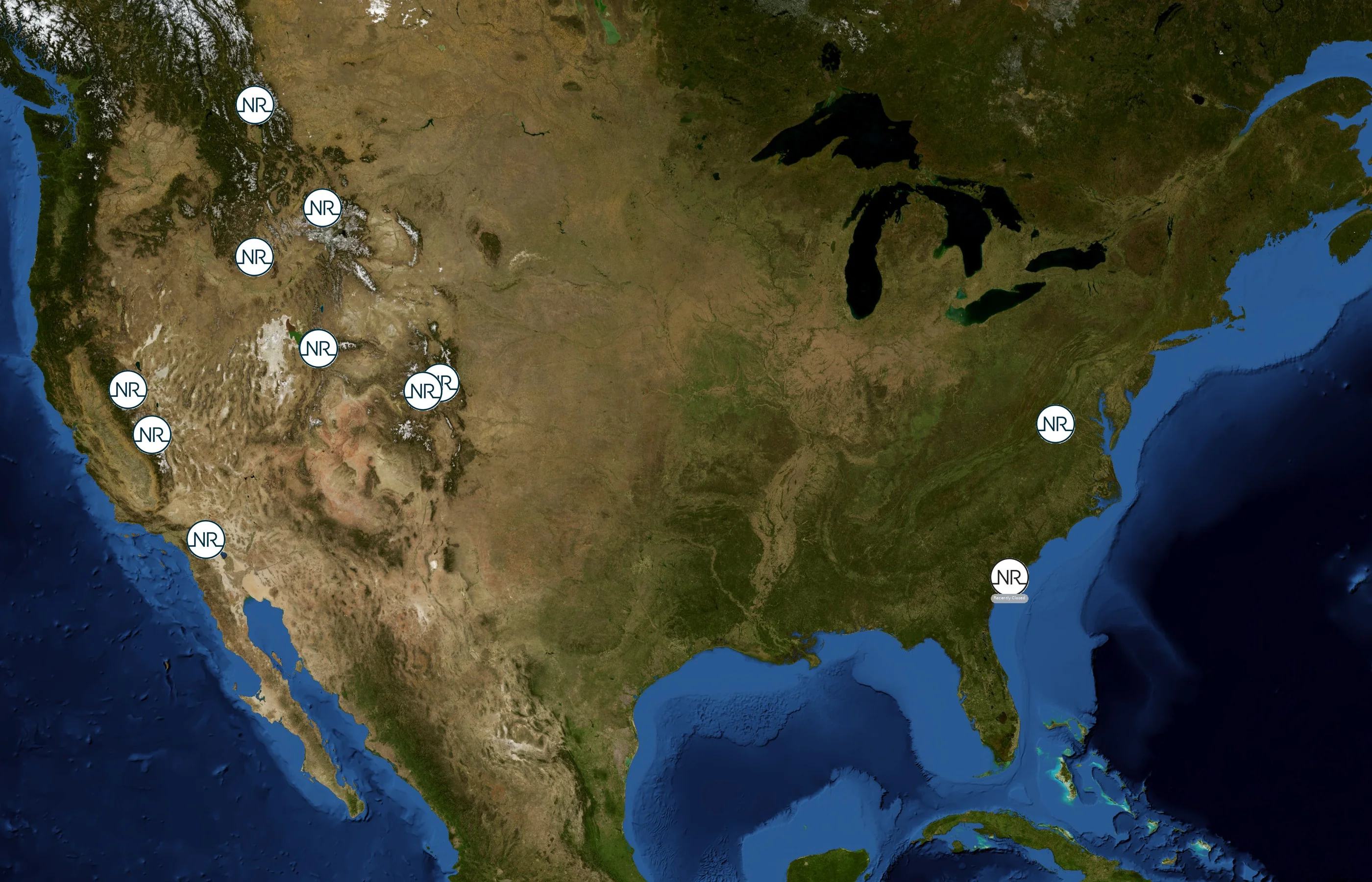 Natural Retreats state distribution