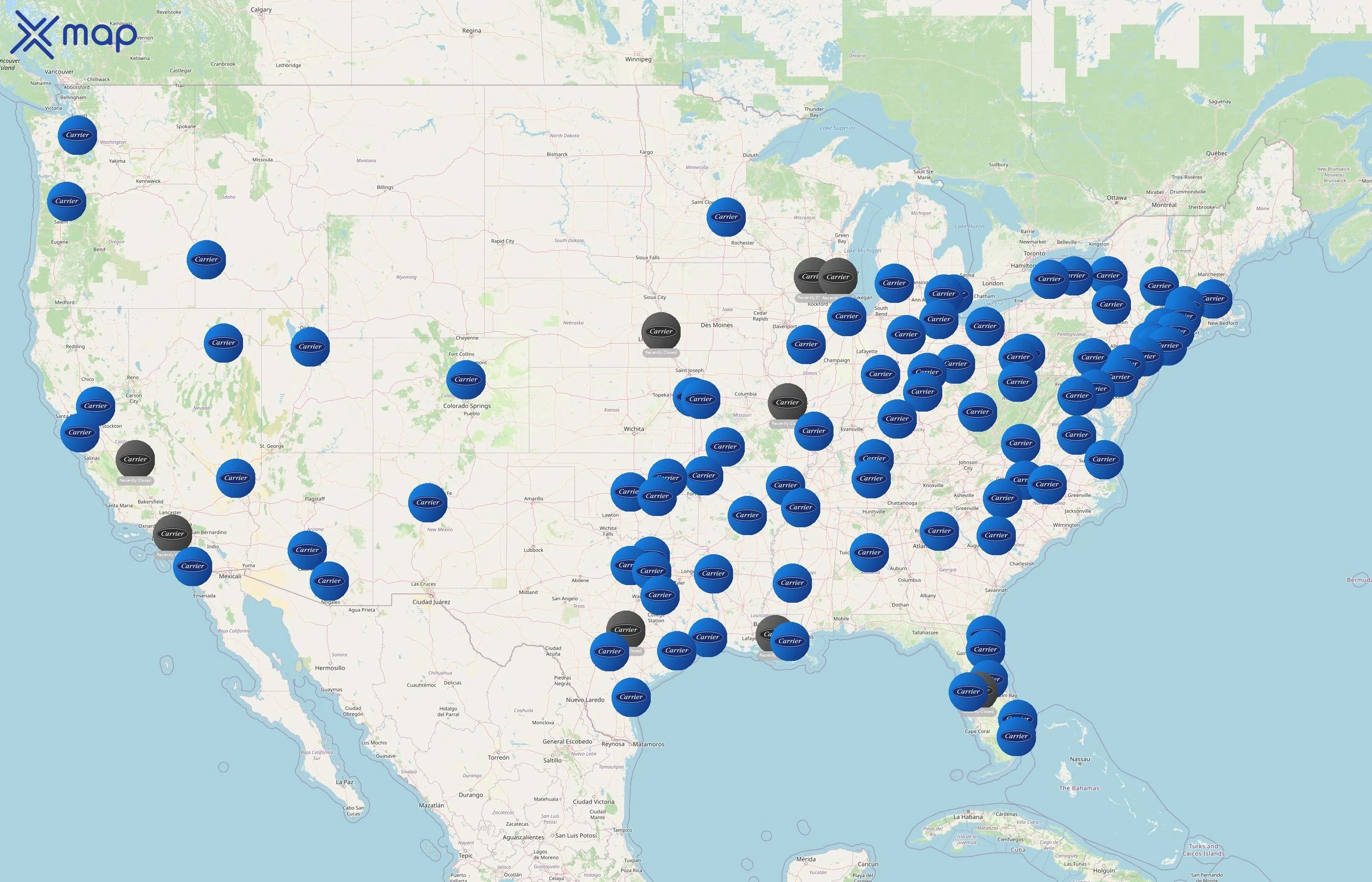 Carrier business status