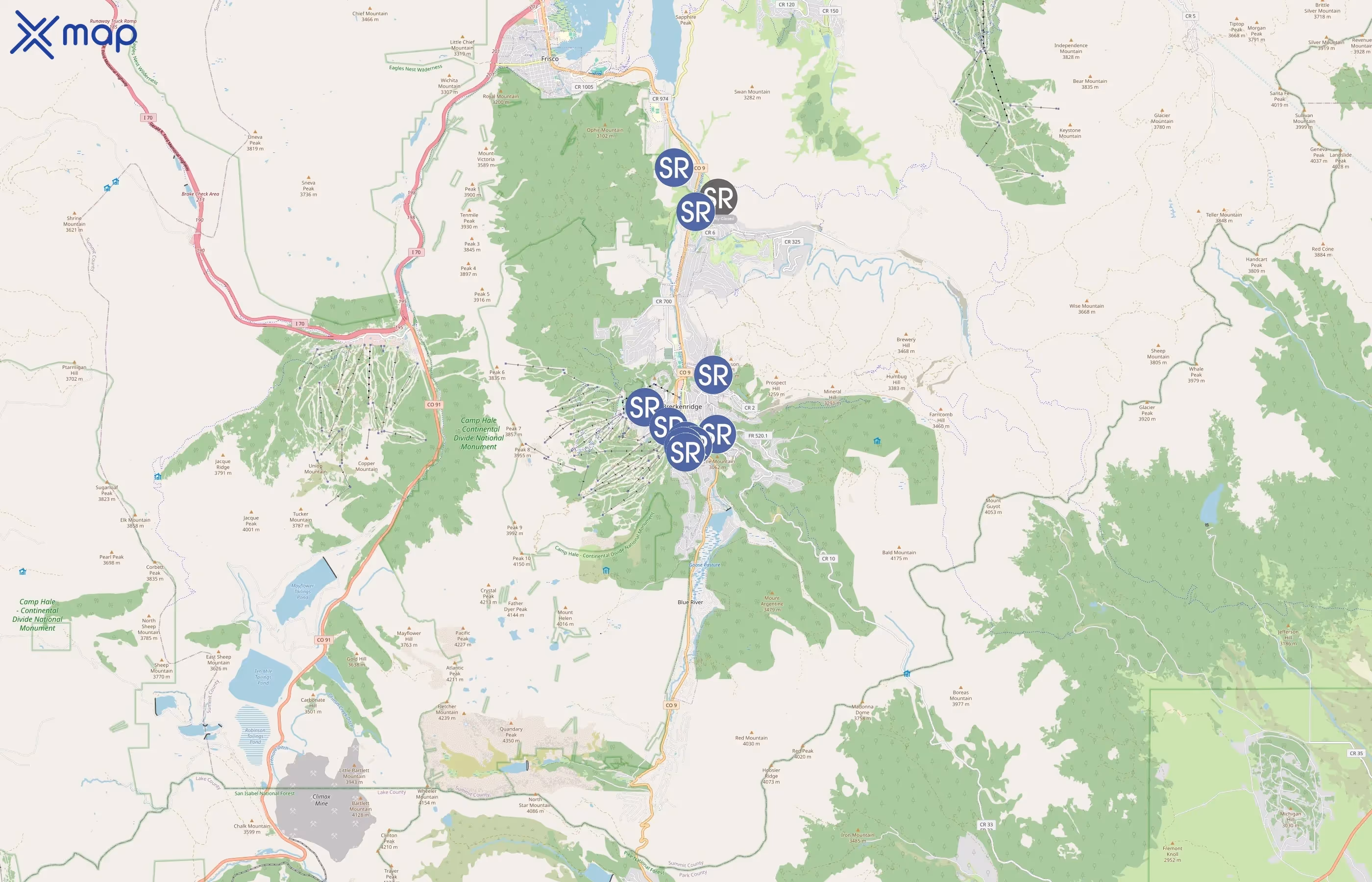 SkyRun area coverage