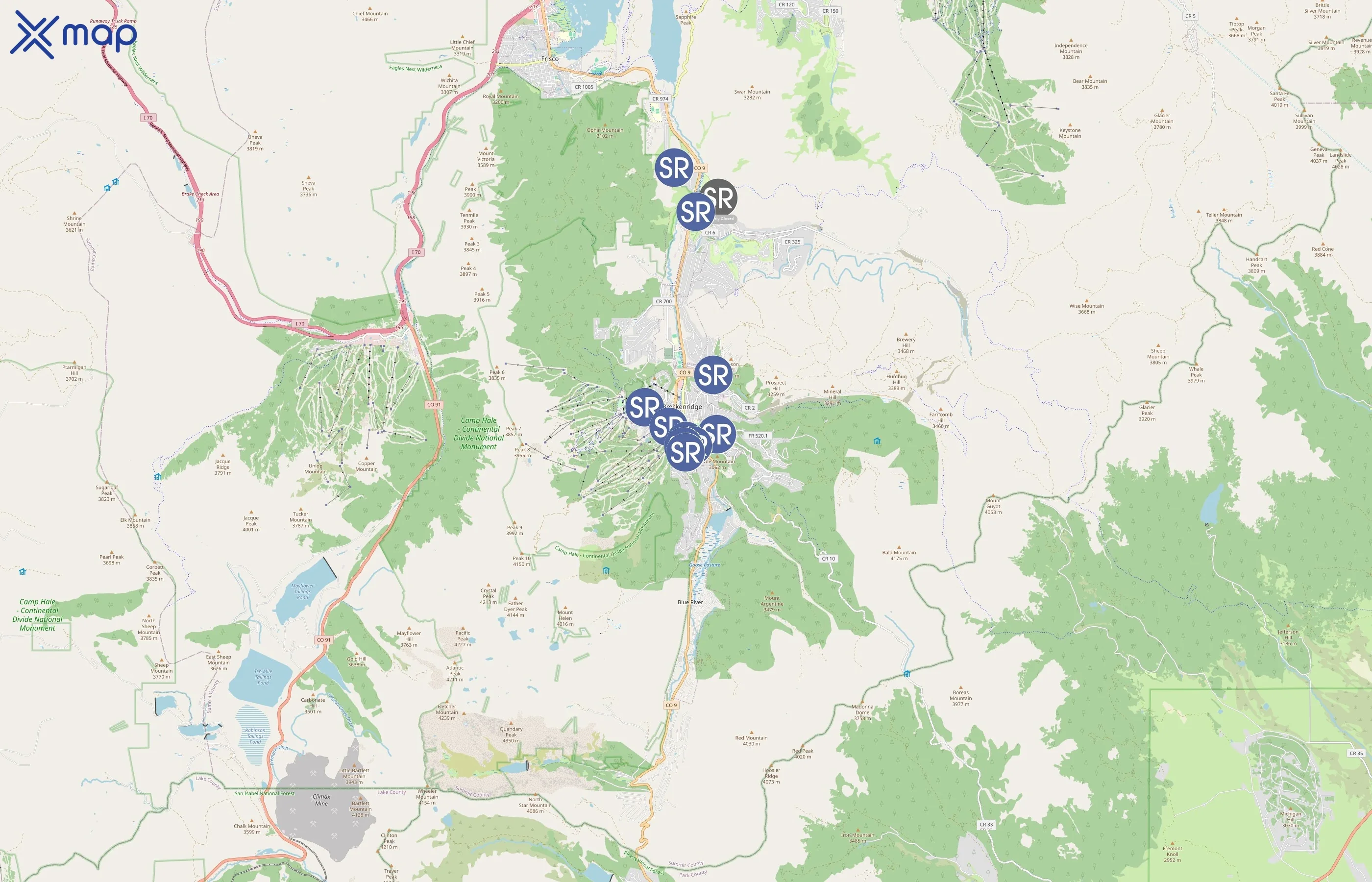 SkyRun area coverage