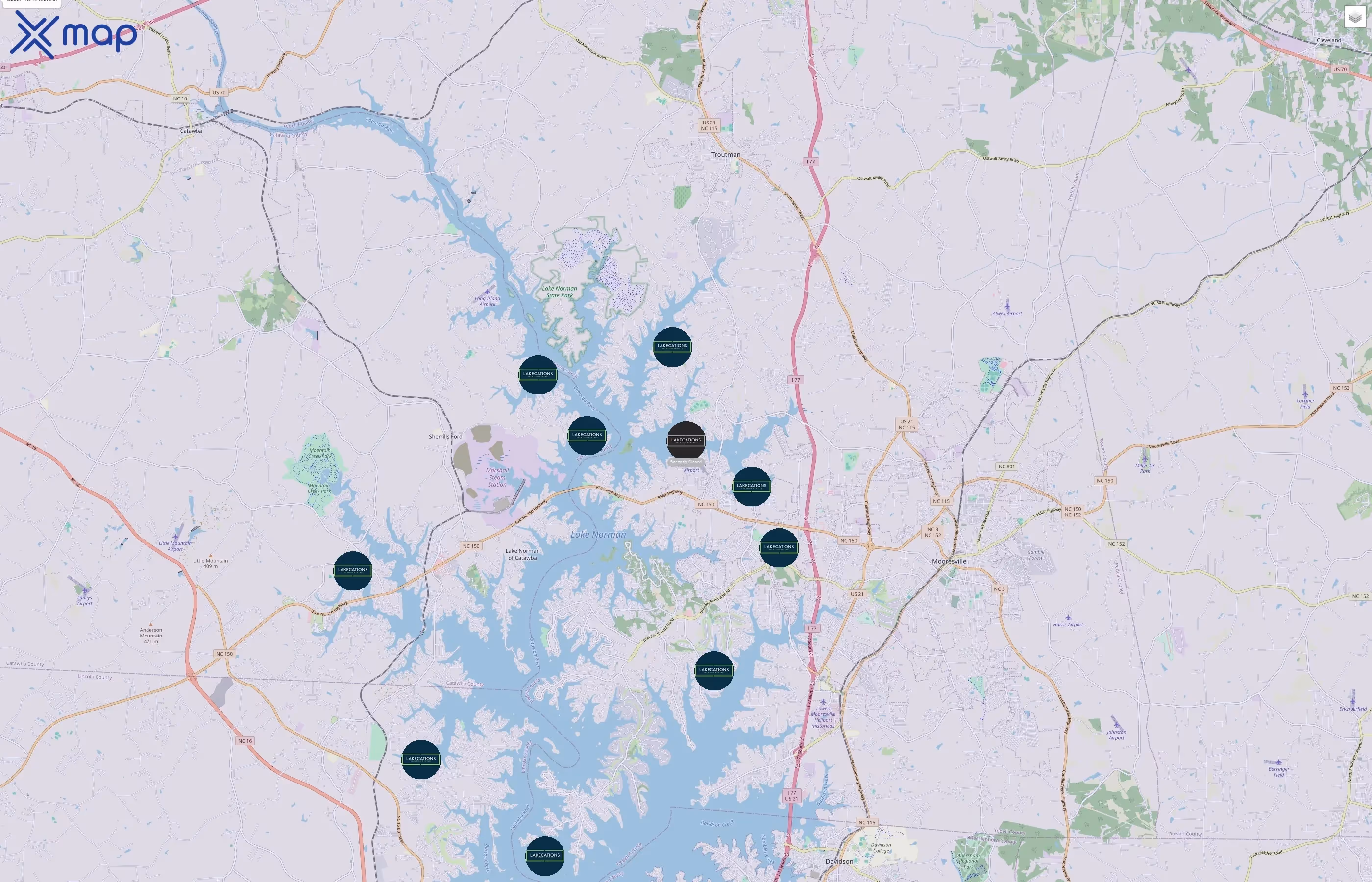 Lakecations traffic data