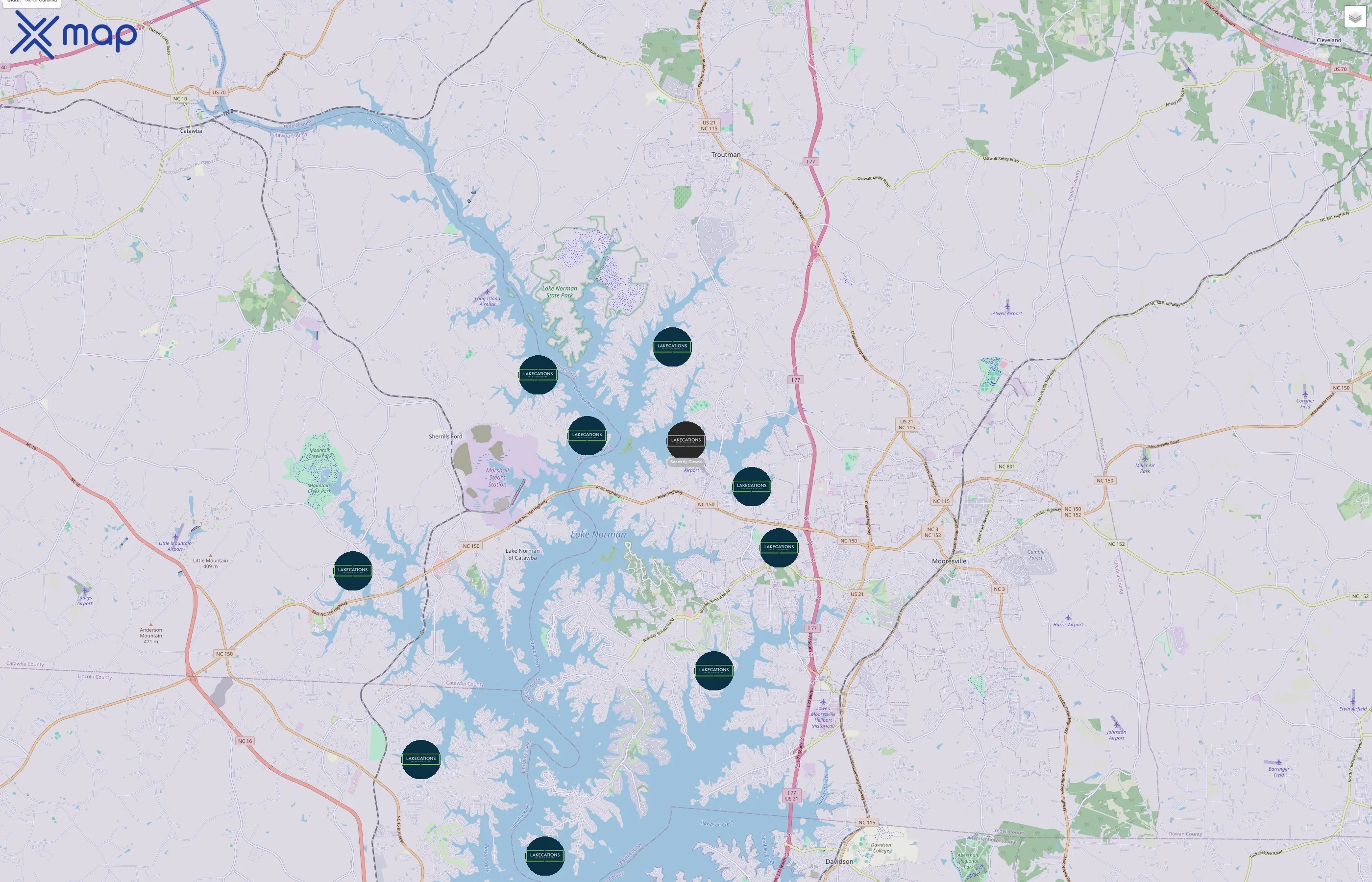 Lakecations traffic data