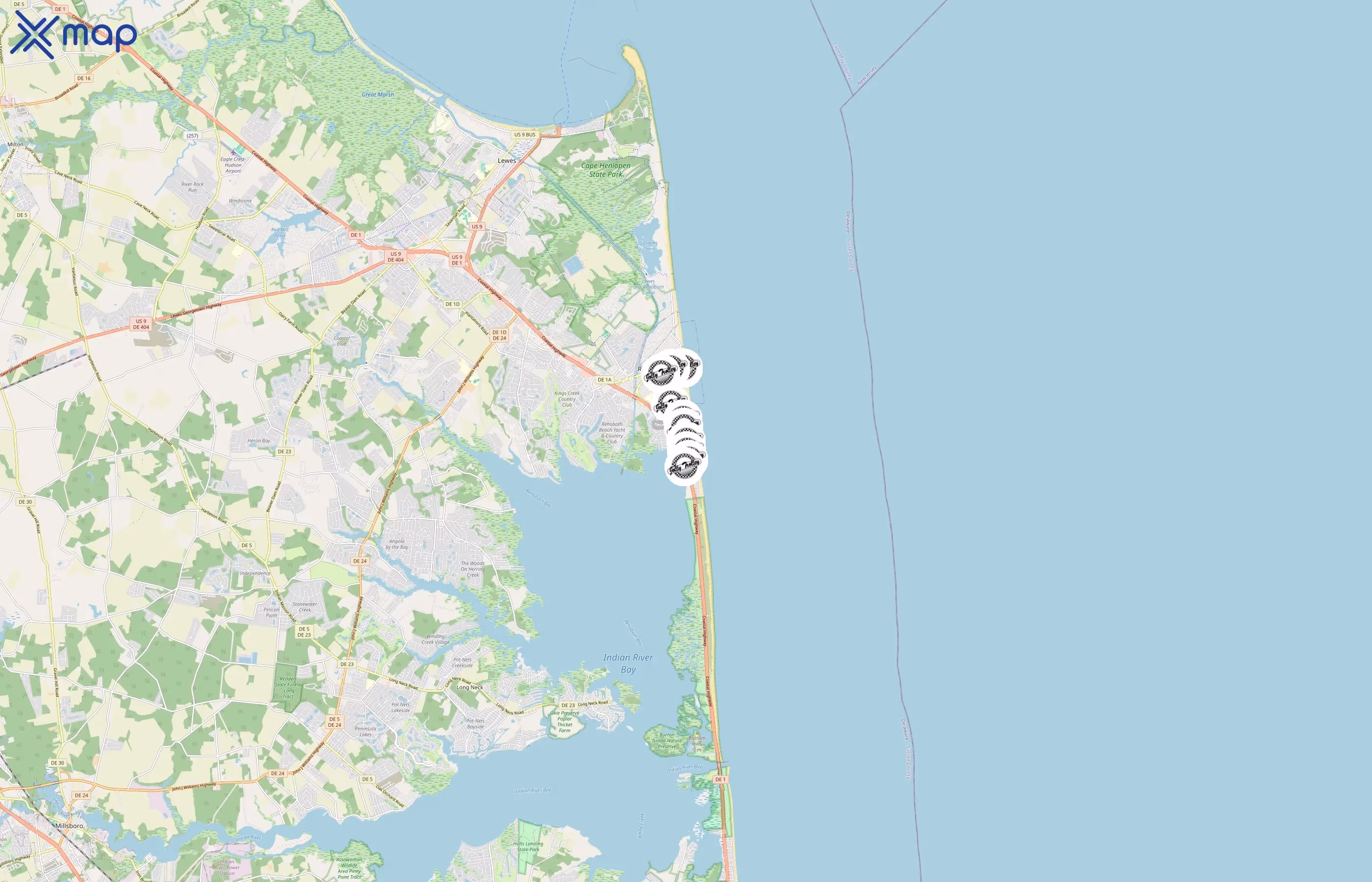 Jolly Trolley area coverage