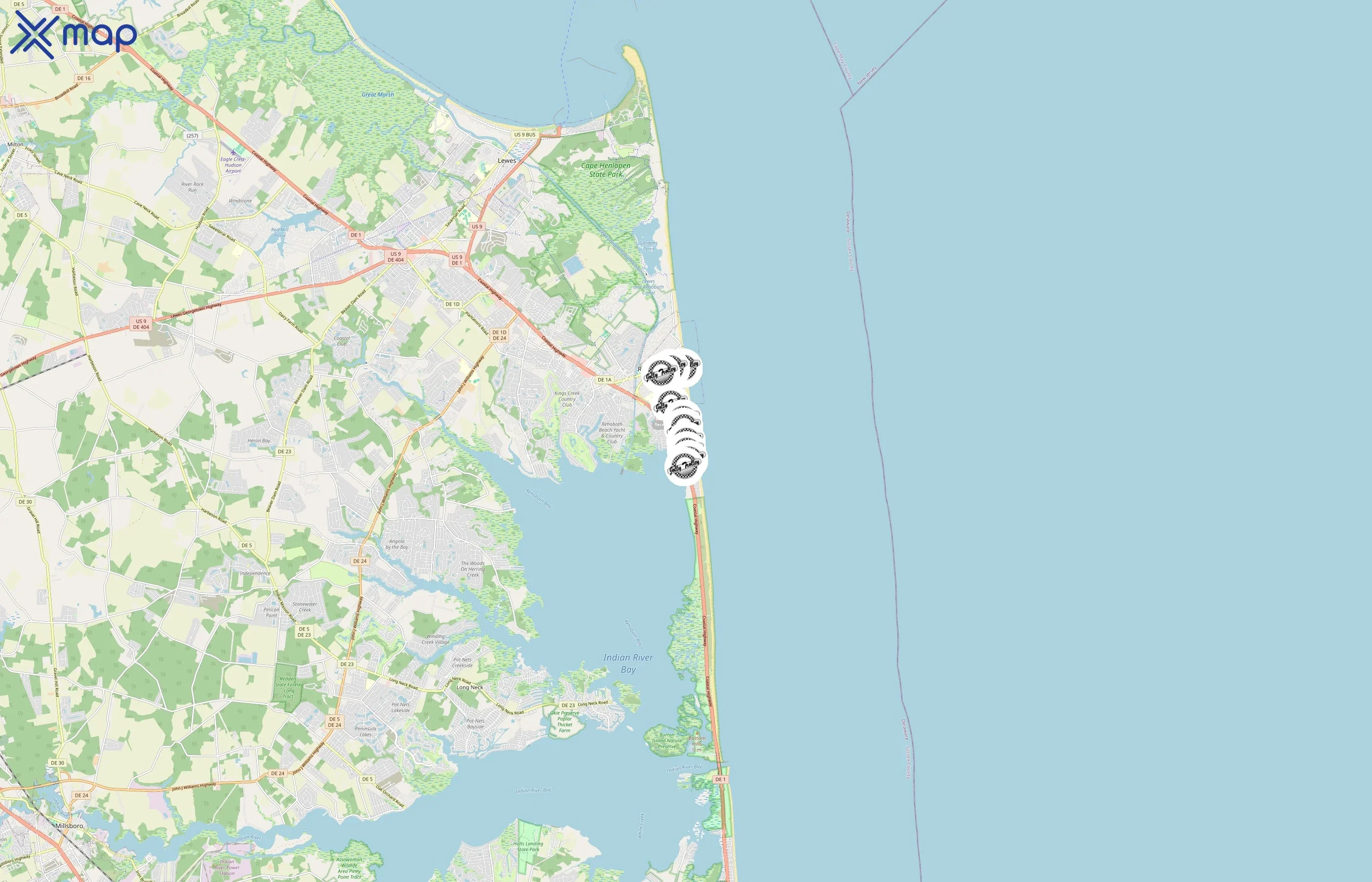 Jolly Trolley area coverage