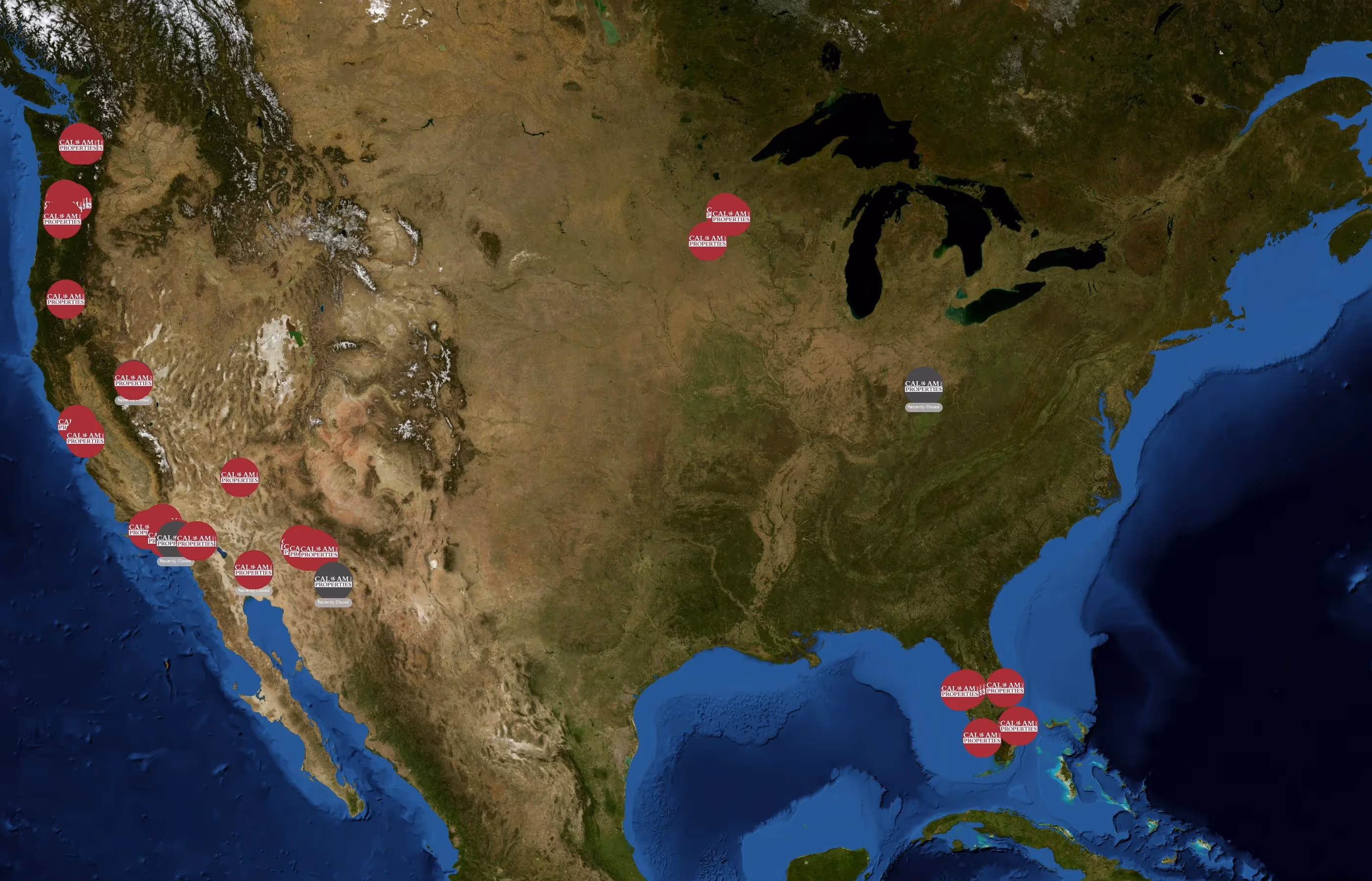 Cal-Am Properties state distribution