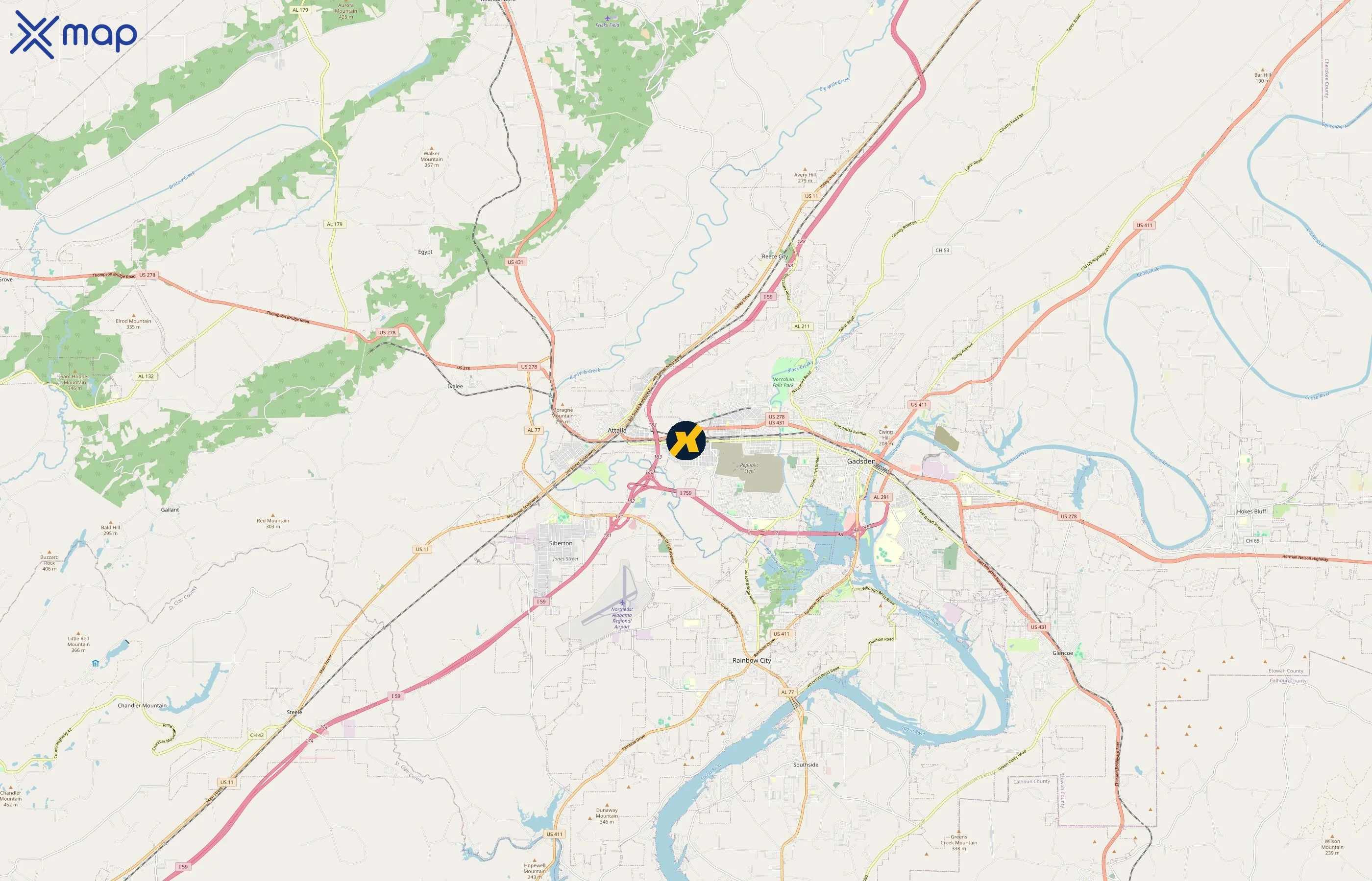 OmniTRAX area coverage