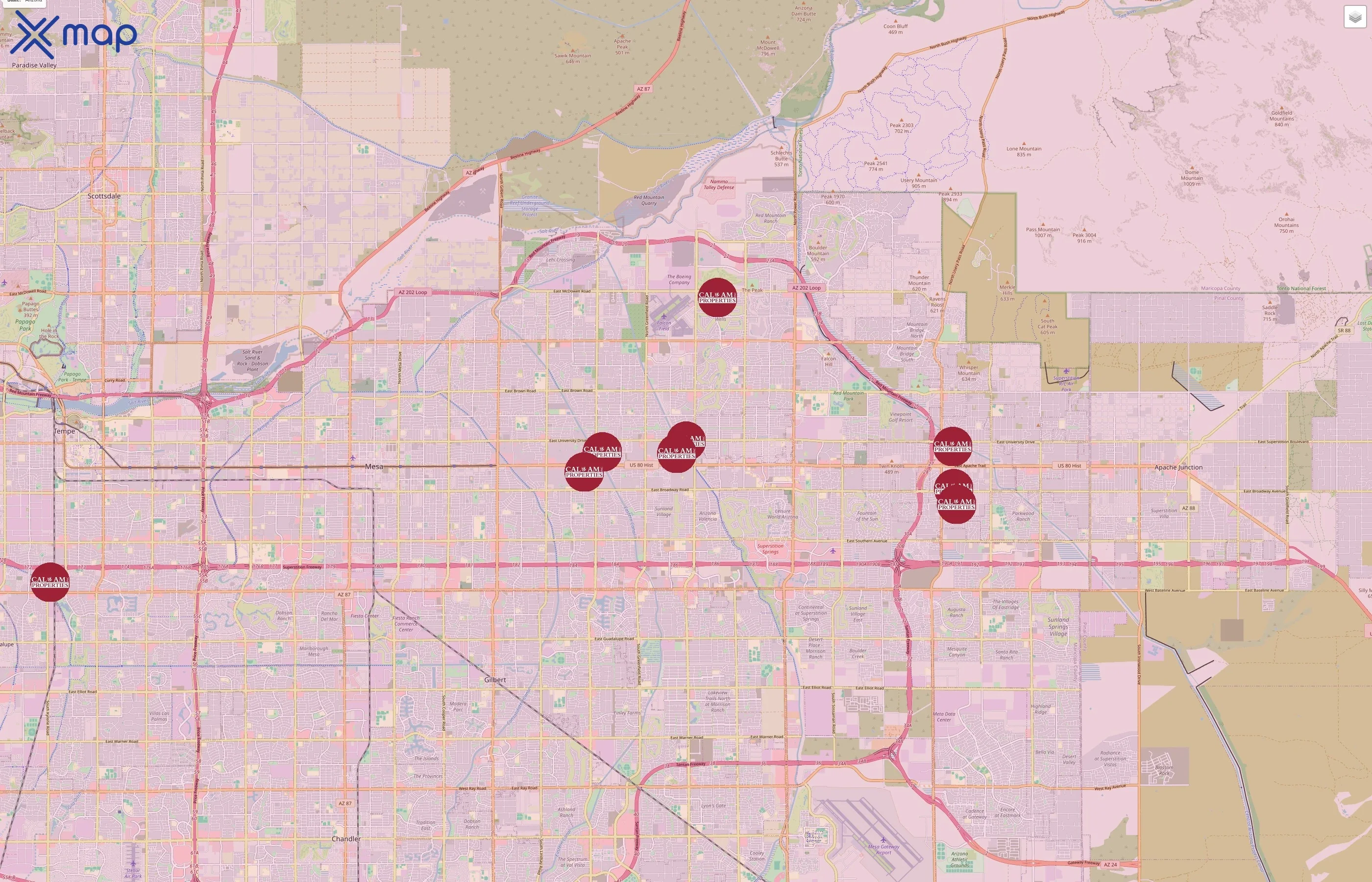 Cal-Am Properties traffic data