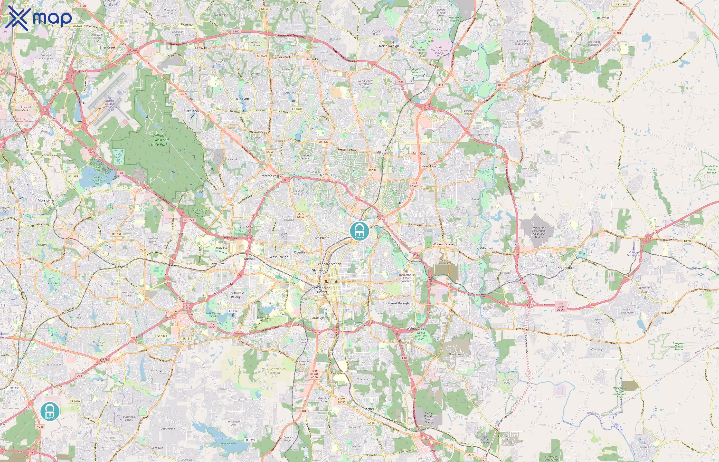 Curated Events area coverage
