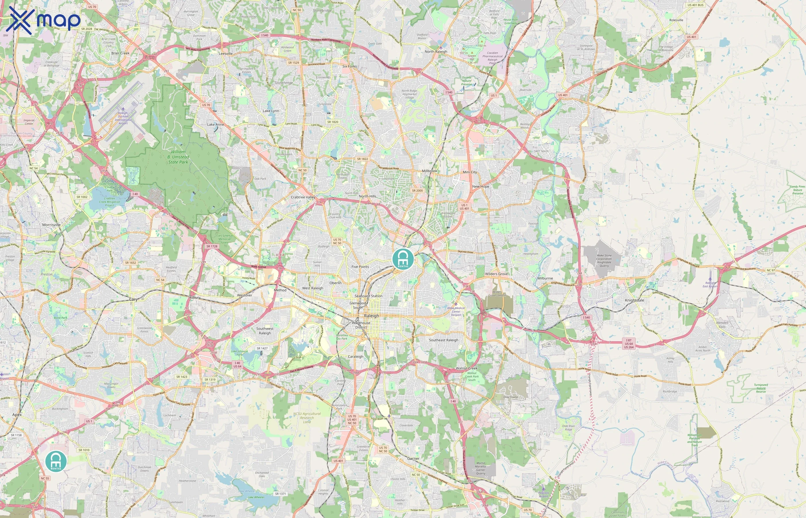 Curated Events area coverage