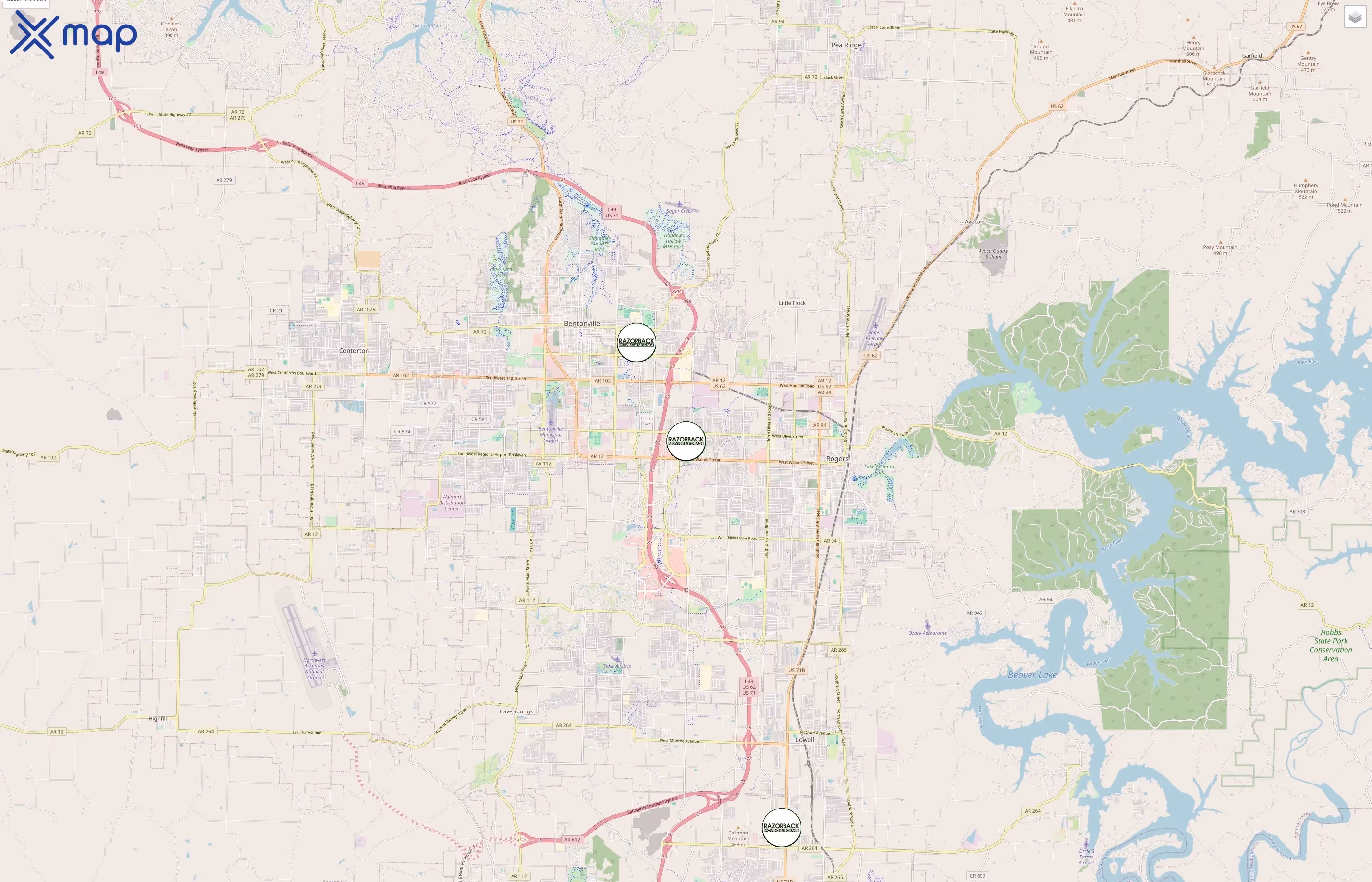 Razorback Moving traffic data