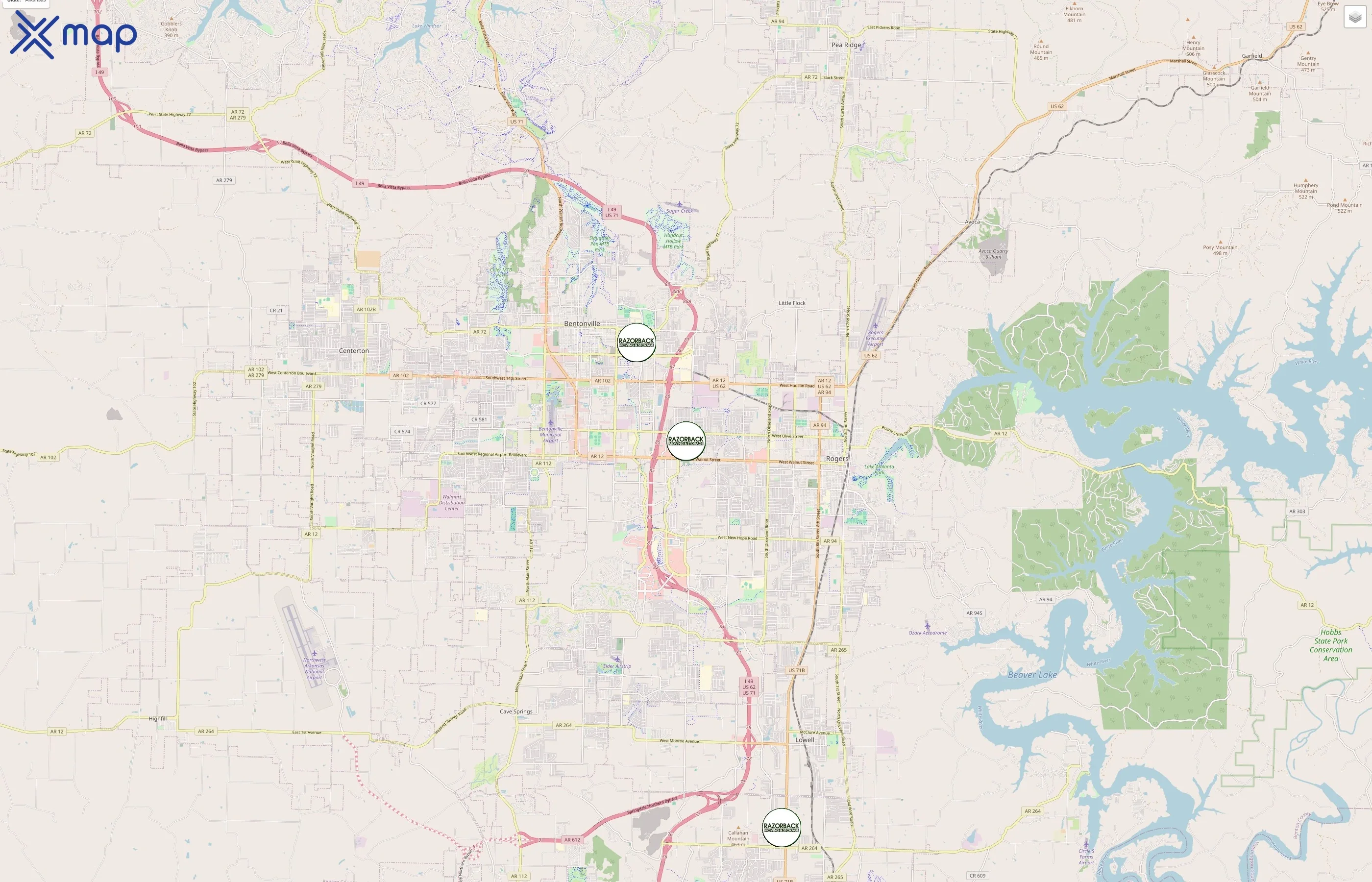 Razorback Moving traffic data