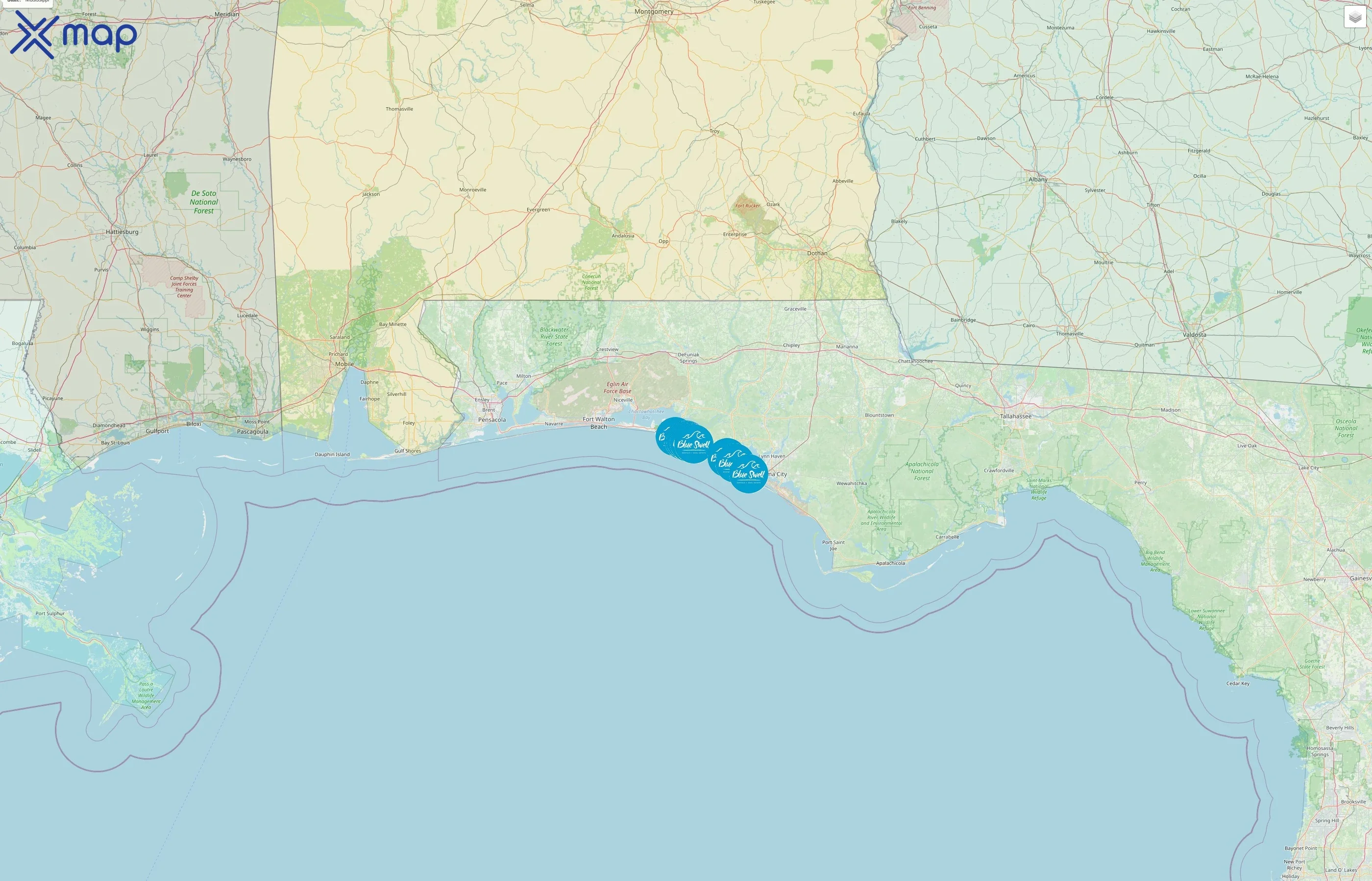 Blue Swell street hotspots