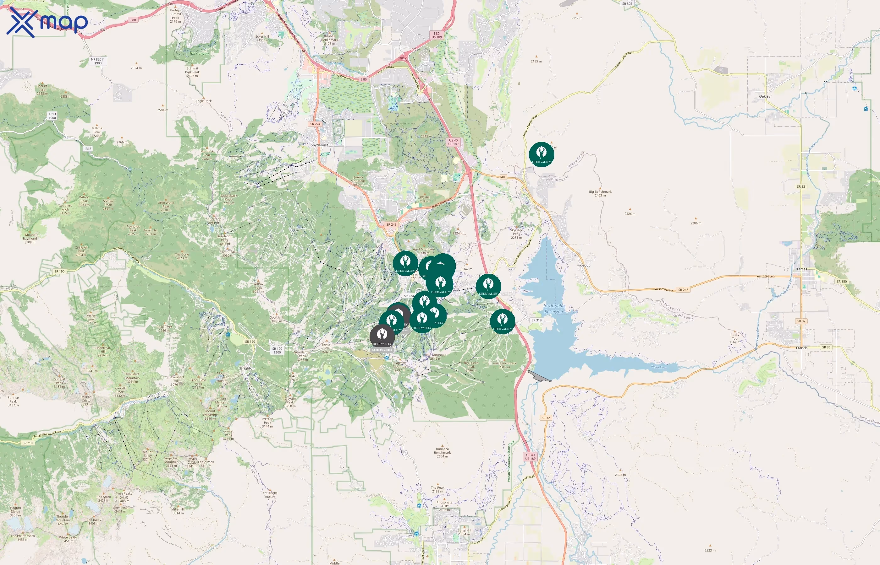 Deer Valley Resort area coverage